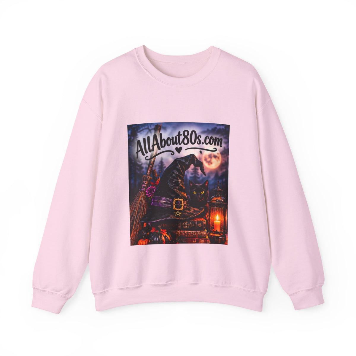 80s Witch Retro Sweatshirt — AllAbout80s.com Halloween Crewneck