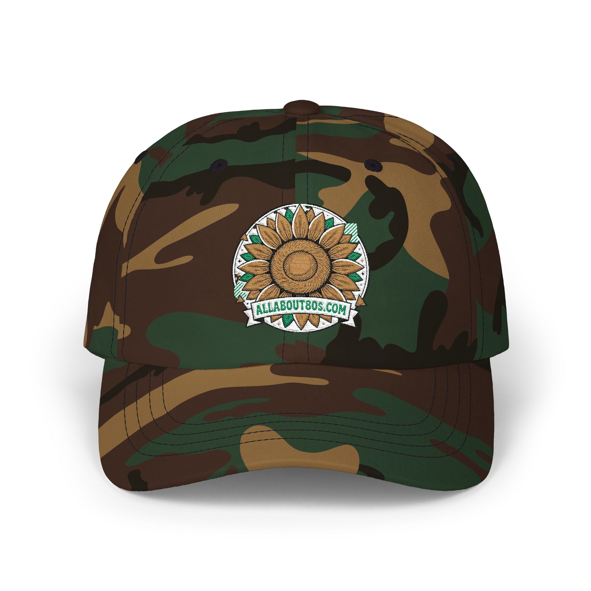 Sunflower Vintage Dad Cap — "Always Be Kind" Embroidered Baseball Hat