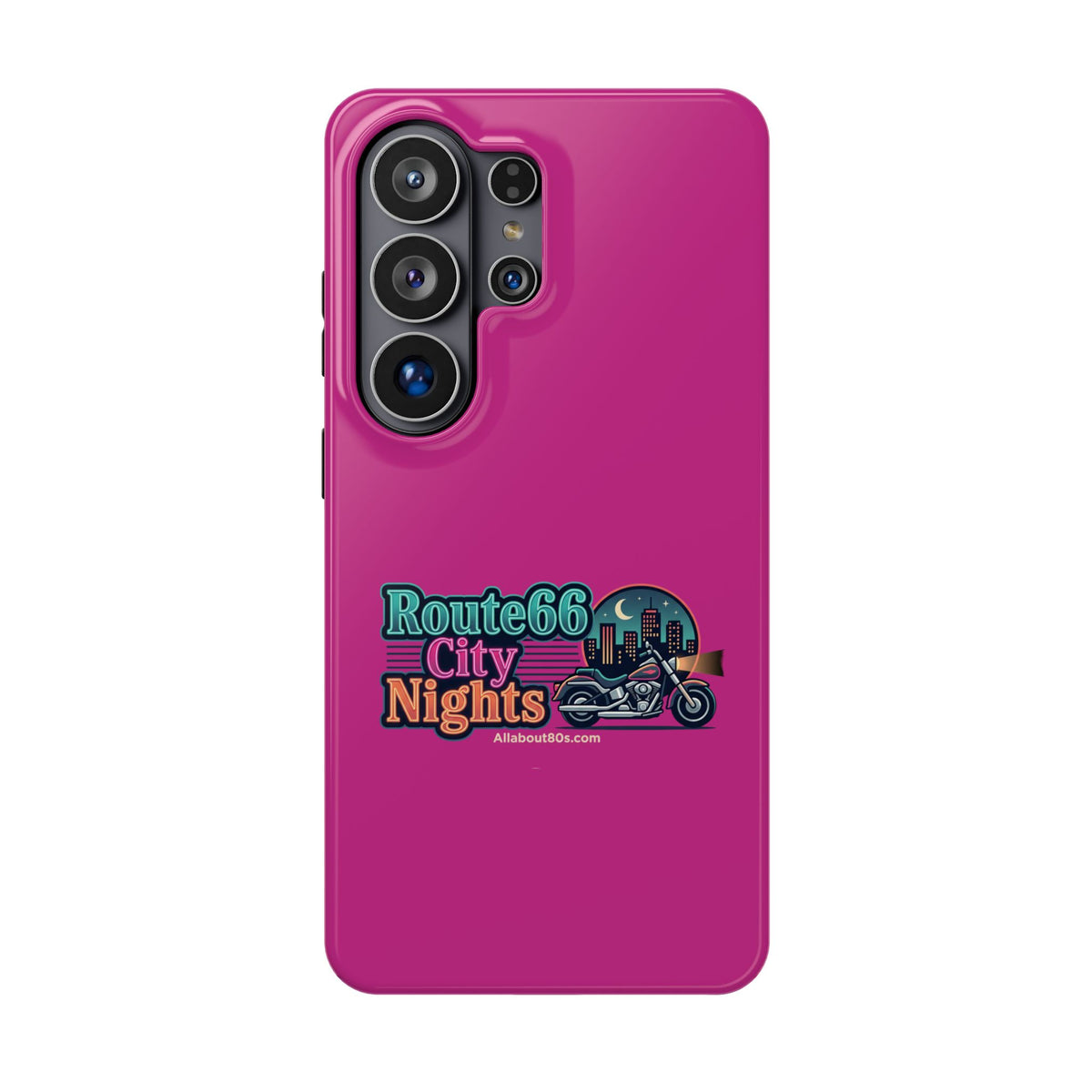Phone Case — 'Route 66 City Nights' Magnetic Impact-Resistant Case