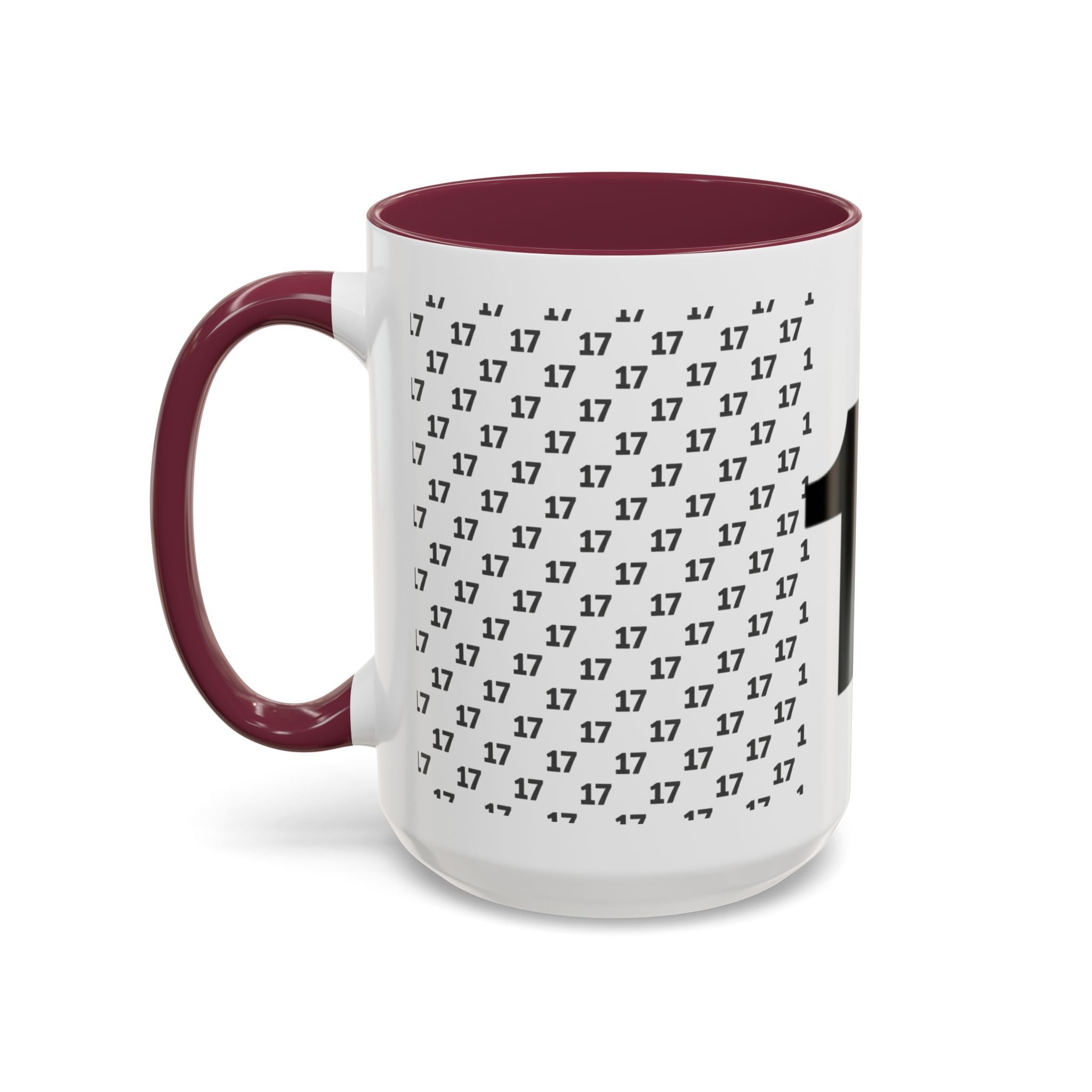 Minimalist Number Pattern Coffee Mug (11oz & 15oz)