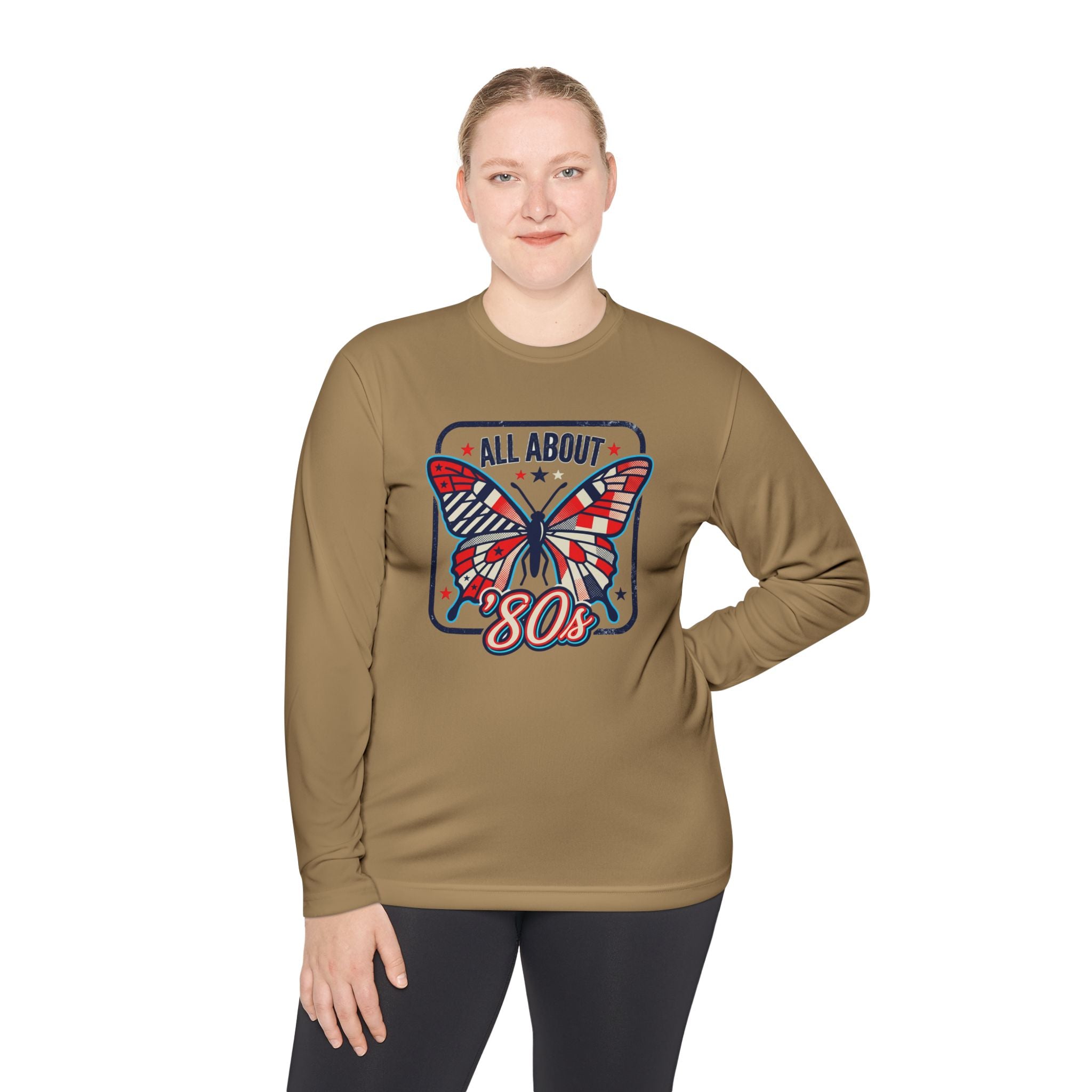 All About '80s Butterfly Long Sleeve Tee