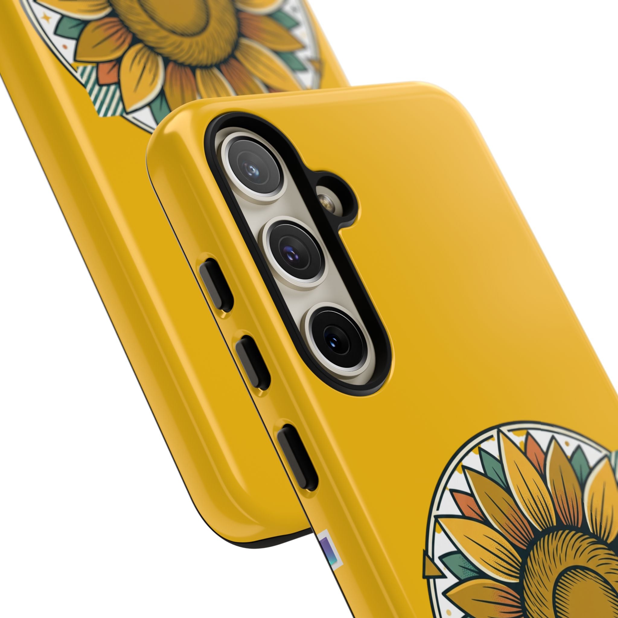 Sunflower Logo Phone Case — AllAbout80s.com Yellow Protective Cover