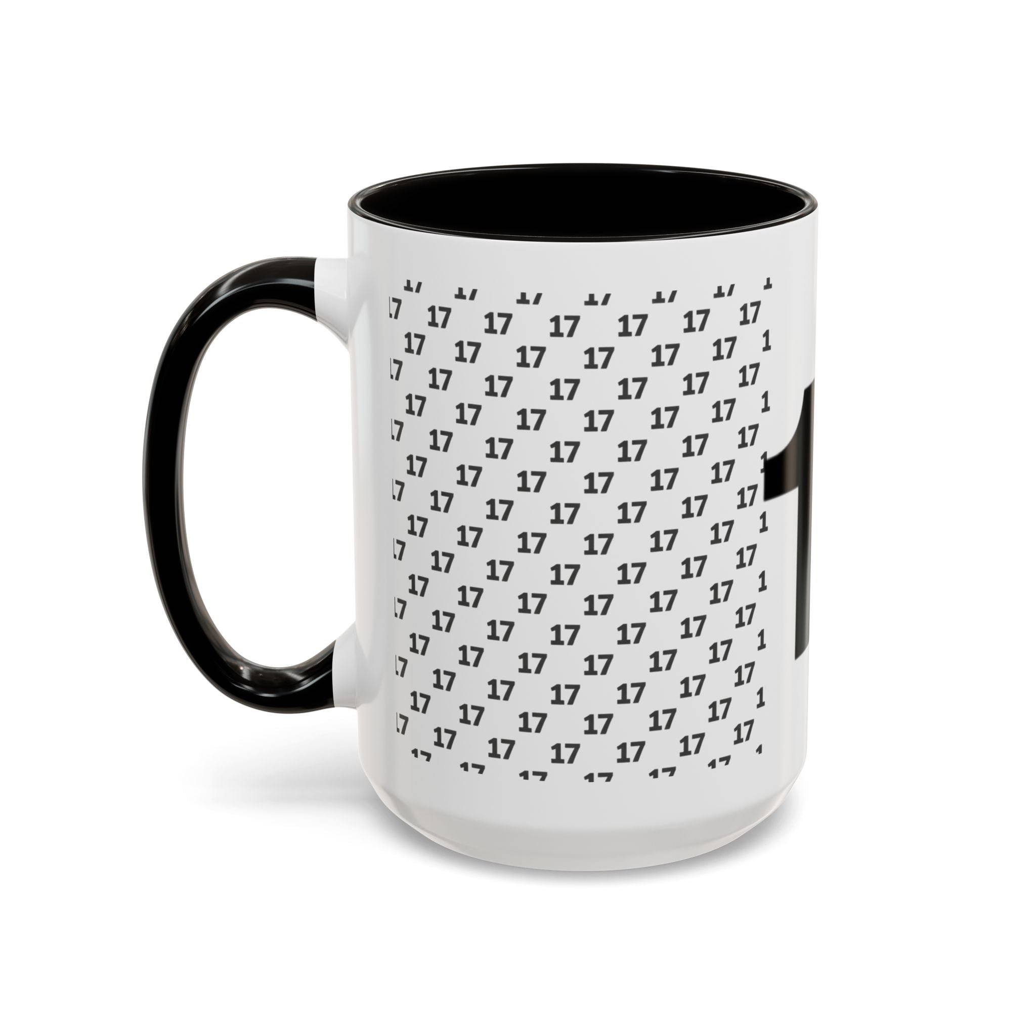Minimalist Number Pattern Coffee Mug (11oz & 15oz)