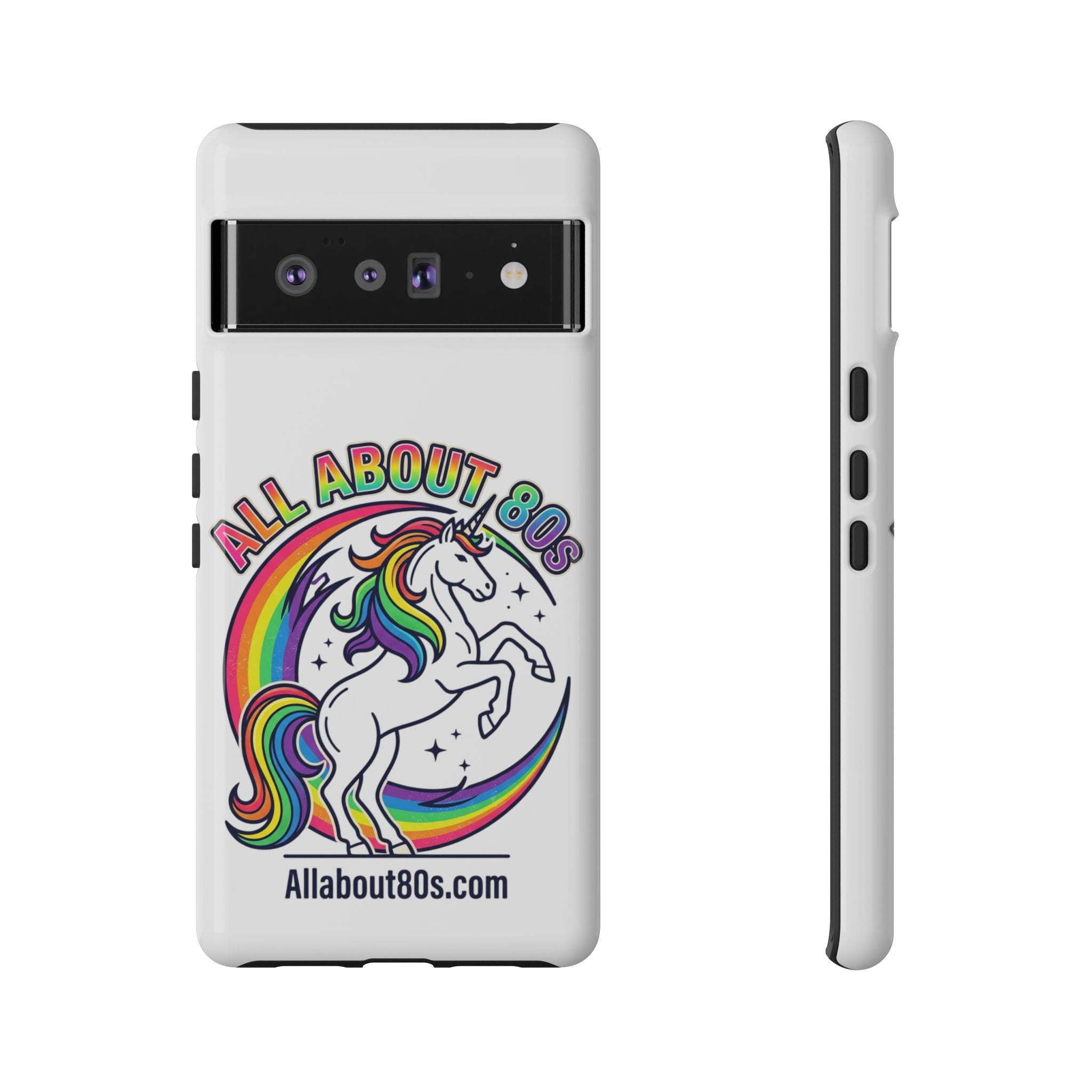 All About 80s Rainbow Unicorn Phone Case