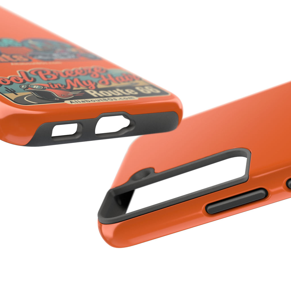 Route 66 'Cool Breeze in My Hair' Tough Phone Case