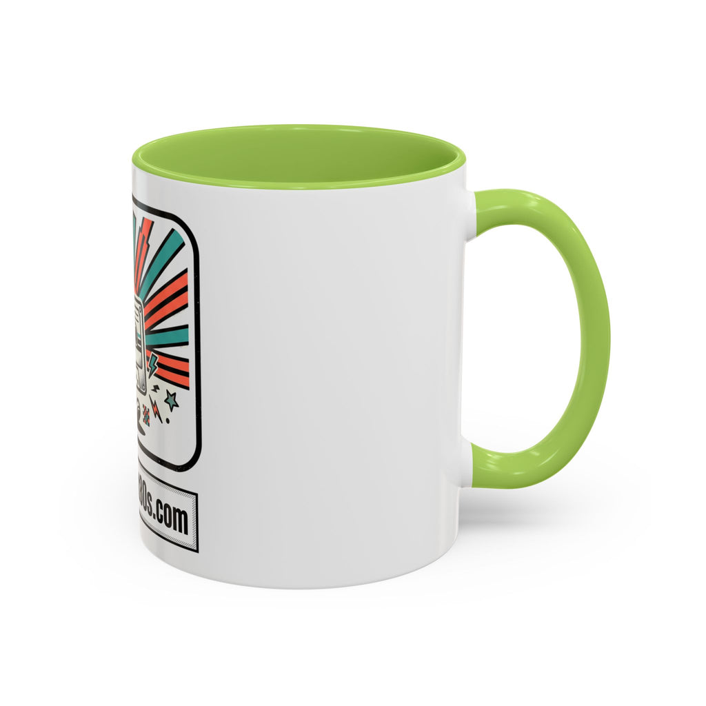 Allabout80s.com Retro Logo Accent Coffee Mug (11/15oz)