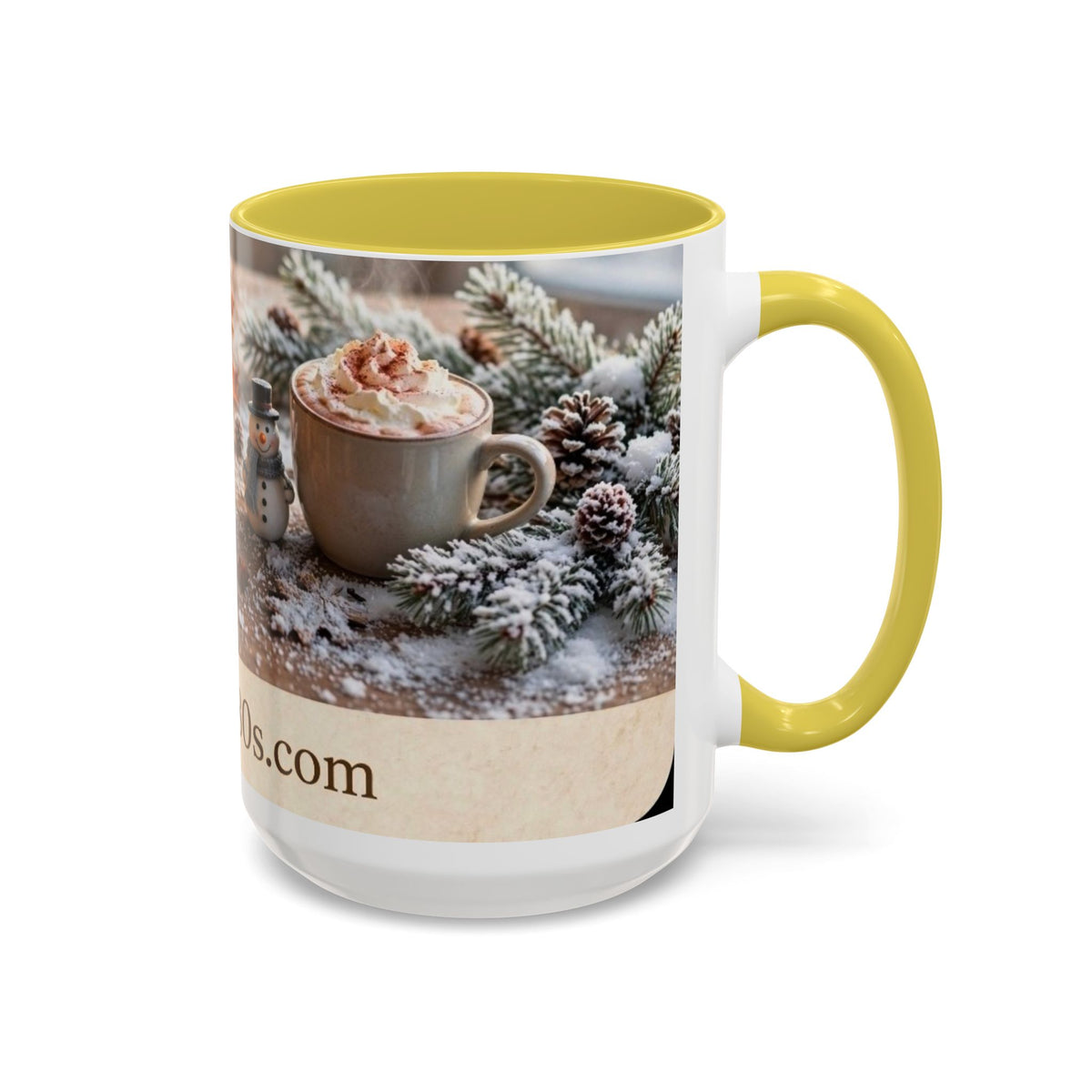 AllAbout80s Seasonal Coffee Mug (11oz/15oz) — Autumn & Winter Cozy Hot Cocoa Design