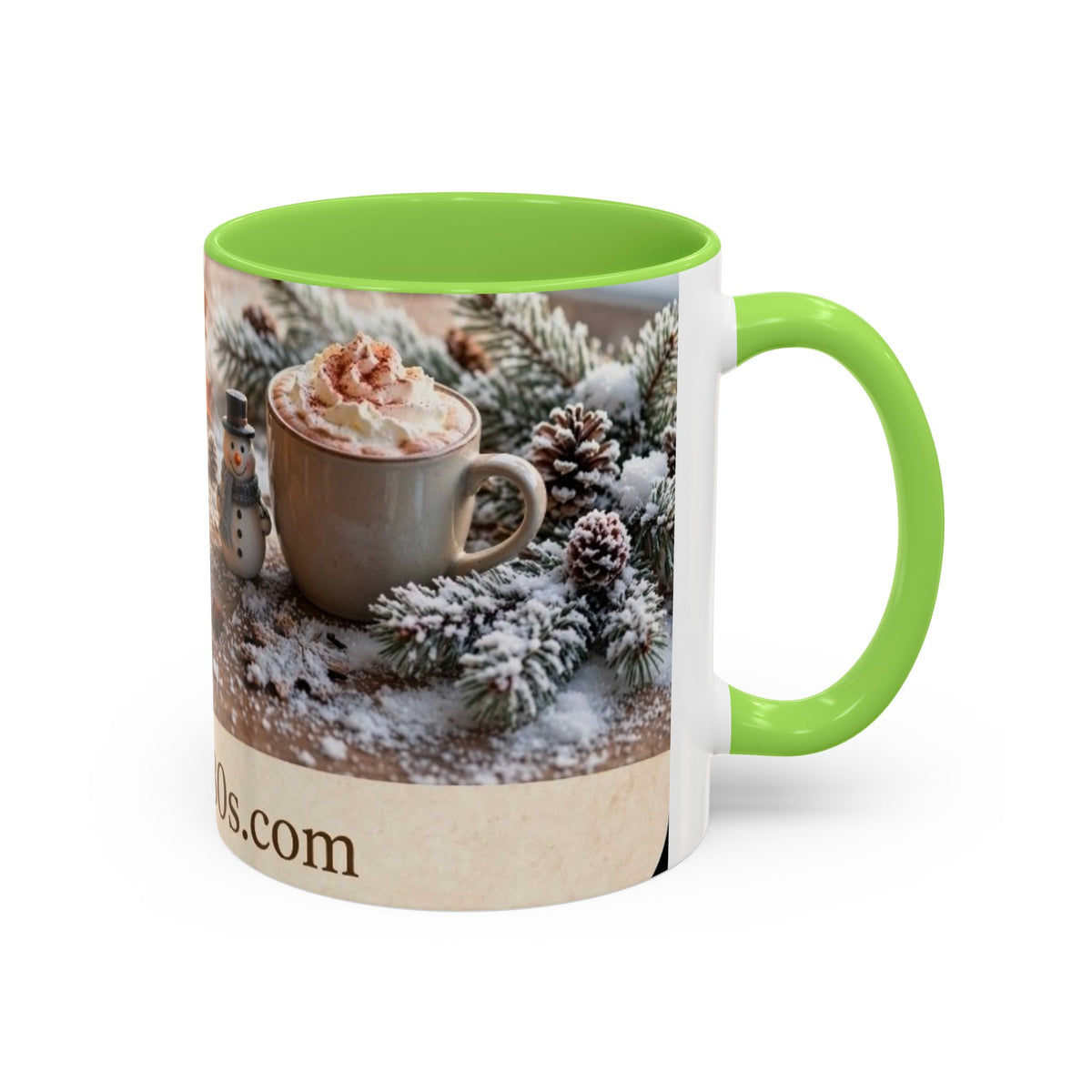 AllAbout80s Seasonal Coffee Mug (11oz/15oz) — Autumn & Winter Cozy Hot Cocoa Design