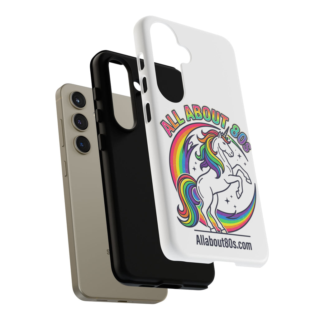 All About 80s Rainbow Unicorn Phone Case