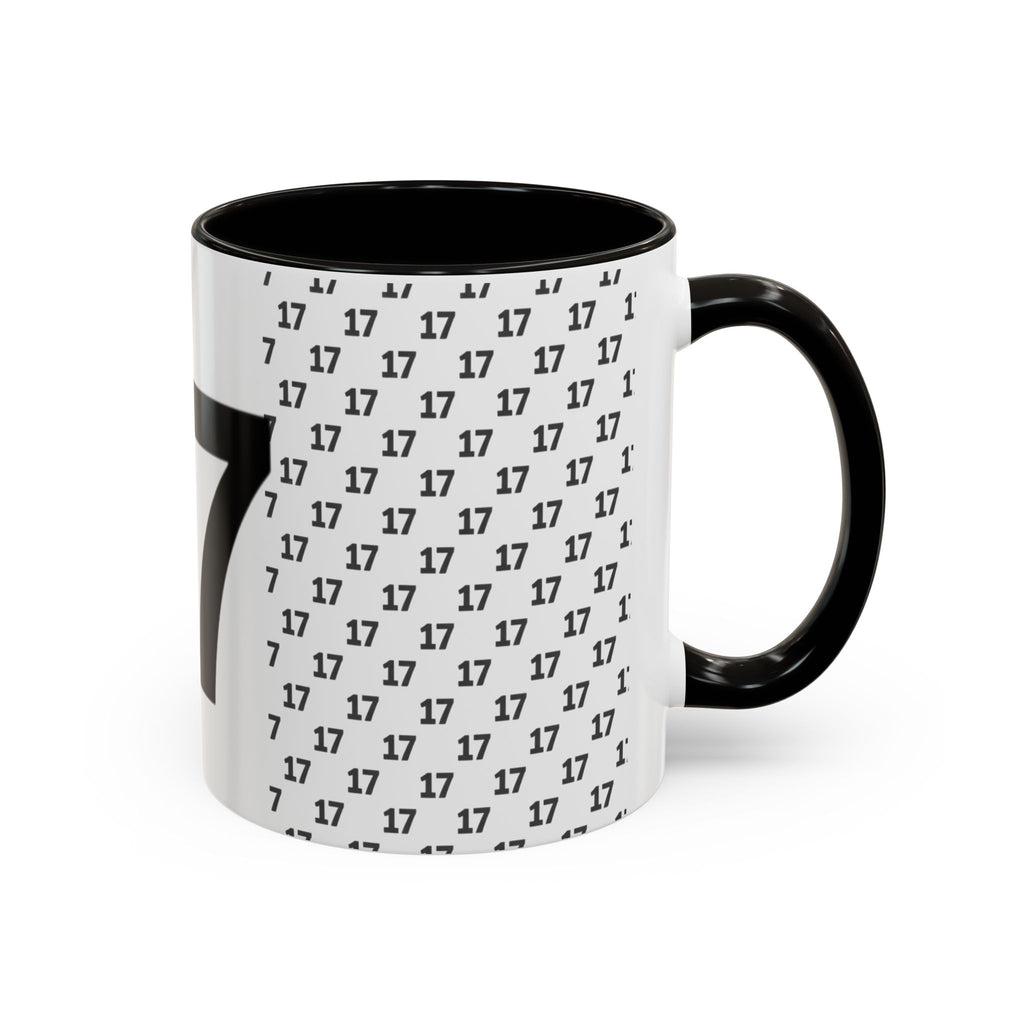Minimalist Number Pattern Coffee Mug (11oz & 15oz)