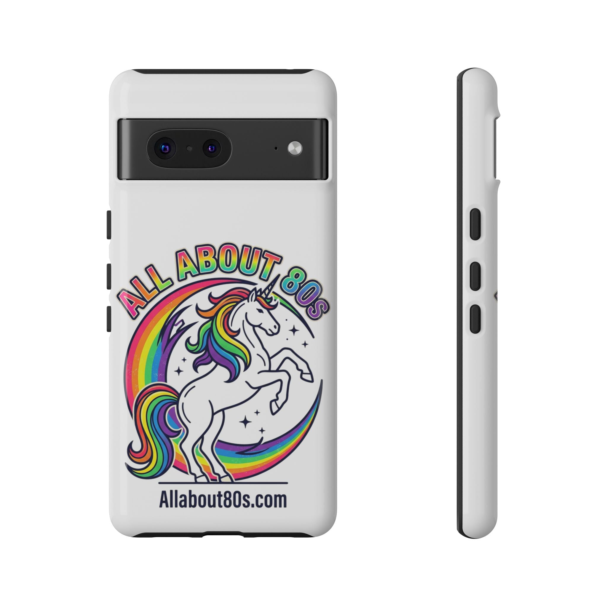 All About 80s Rainbow Unicorn Phone Case