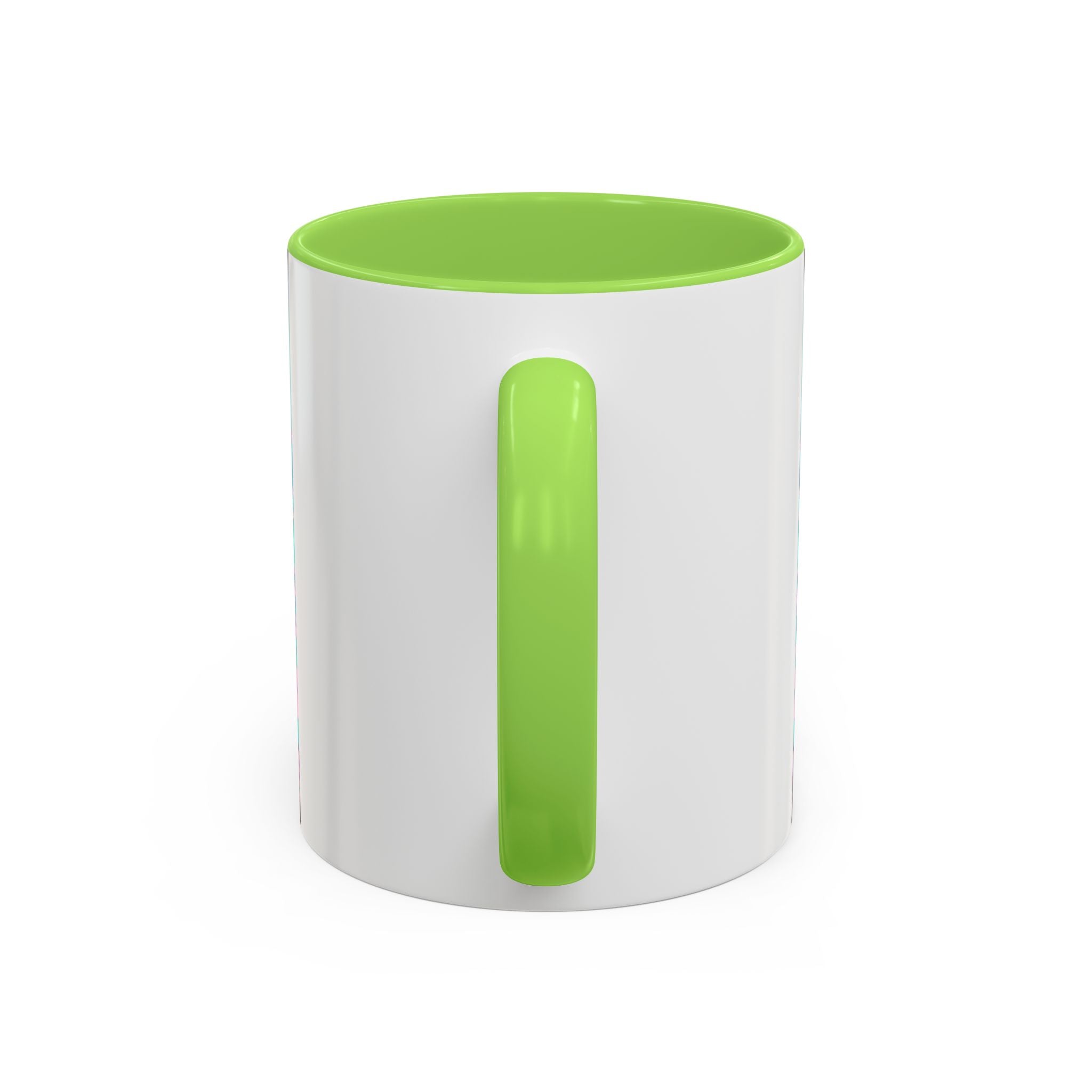 80s Vaporwave Ghost Coffee Mug — Cute Halloween Pumpkin Retro Design (11oz/15oz)
