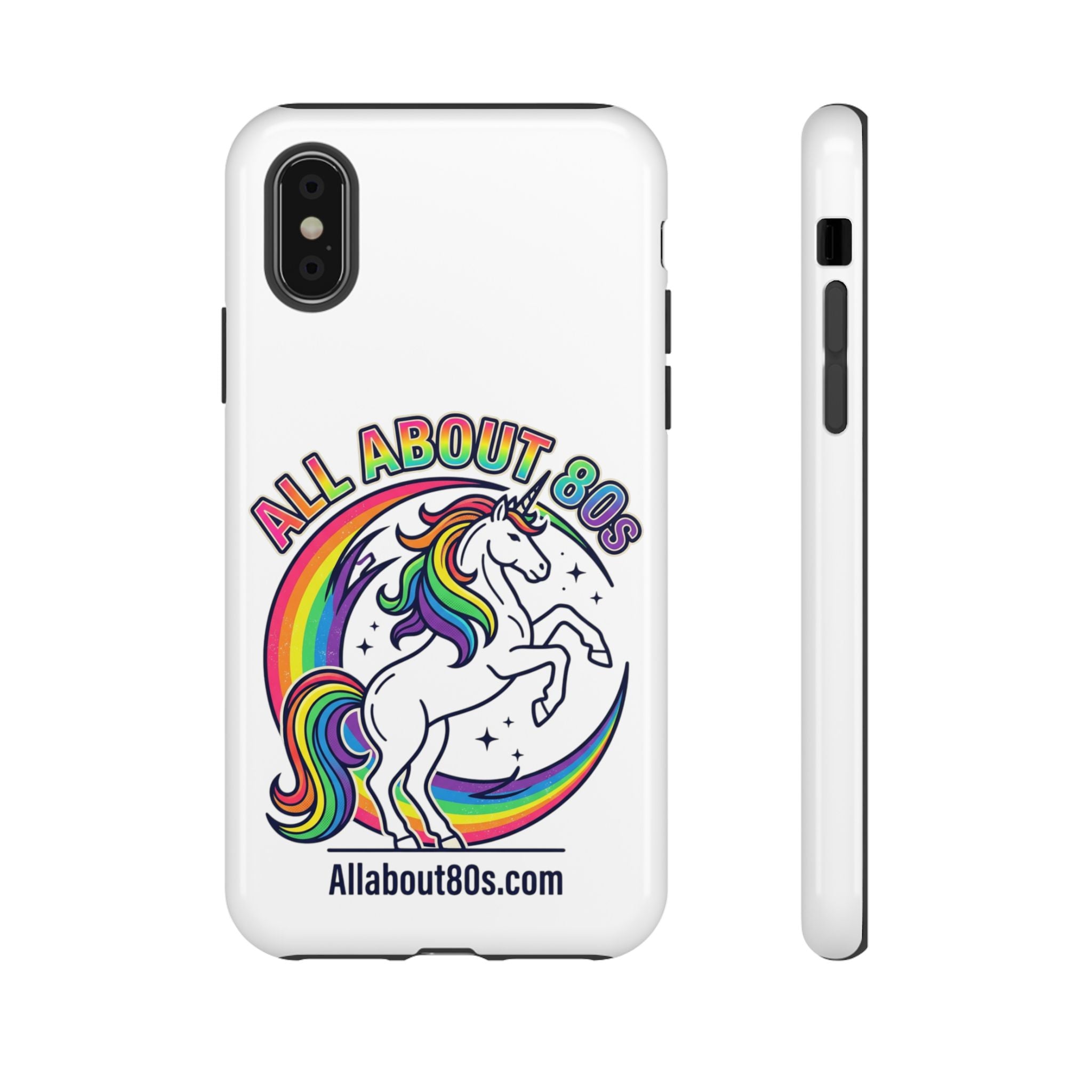 All About 80s Rainbow Unicorn Phone Case