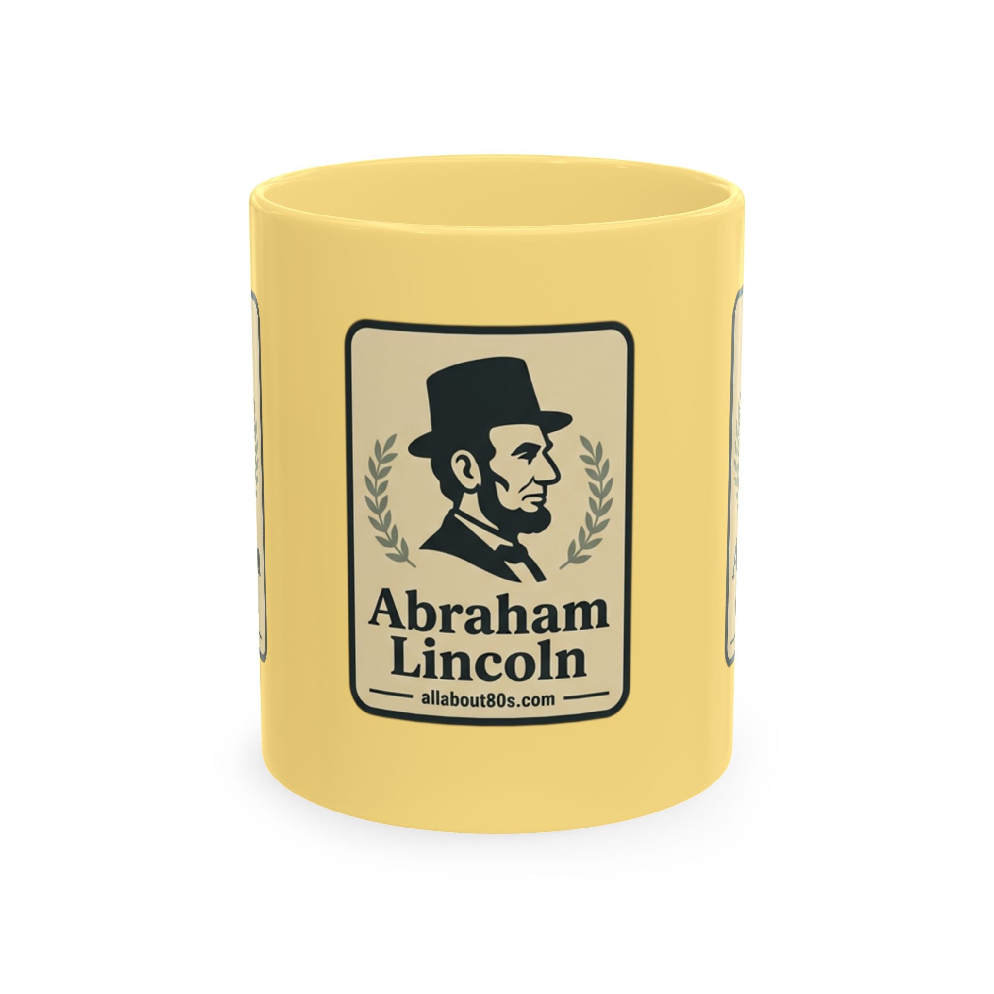 Abraham Lincoln Ceramic Mug – Vintage Portrait Political History Coffee Cup