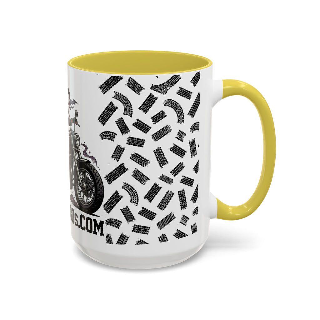 Witch Biker Mug – Motorcycle Witch Coffee Cup (11oz/15oz)