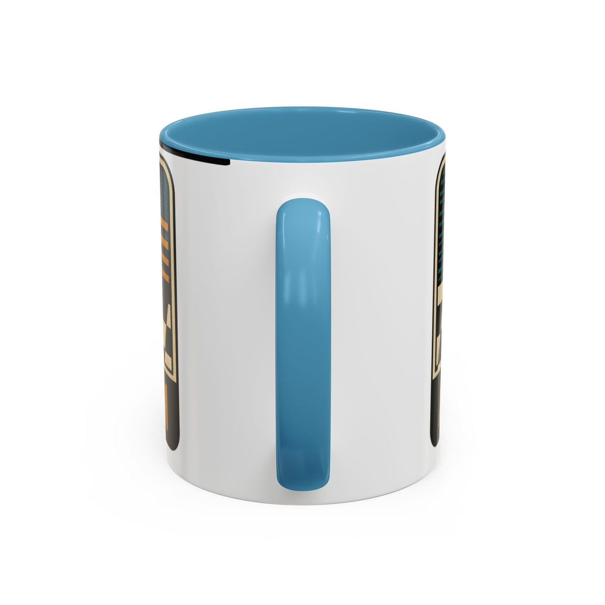 Route 66 Retro Checkerboard Coffee Mug — Vintage Road Trip 11/15oz Accent Mug