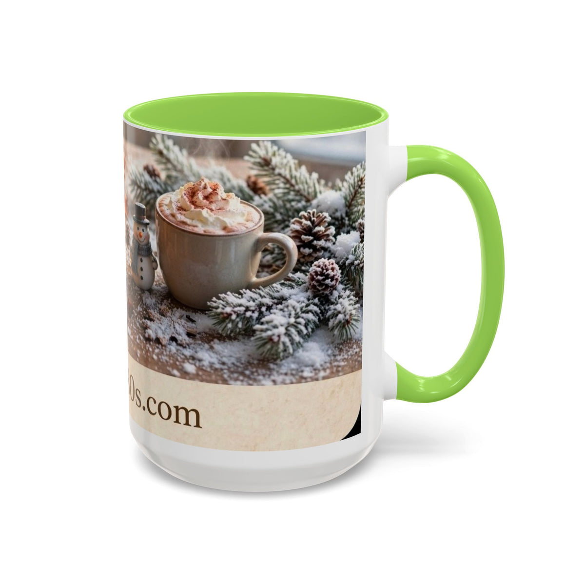 AllAbout80s Seasonal Coffee Mug (11oz/15oz) — Autumn & Winter Cozy Hot Cocoa Design