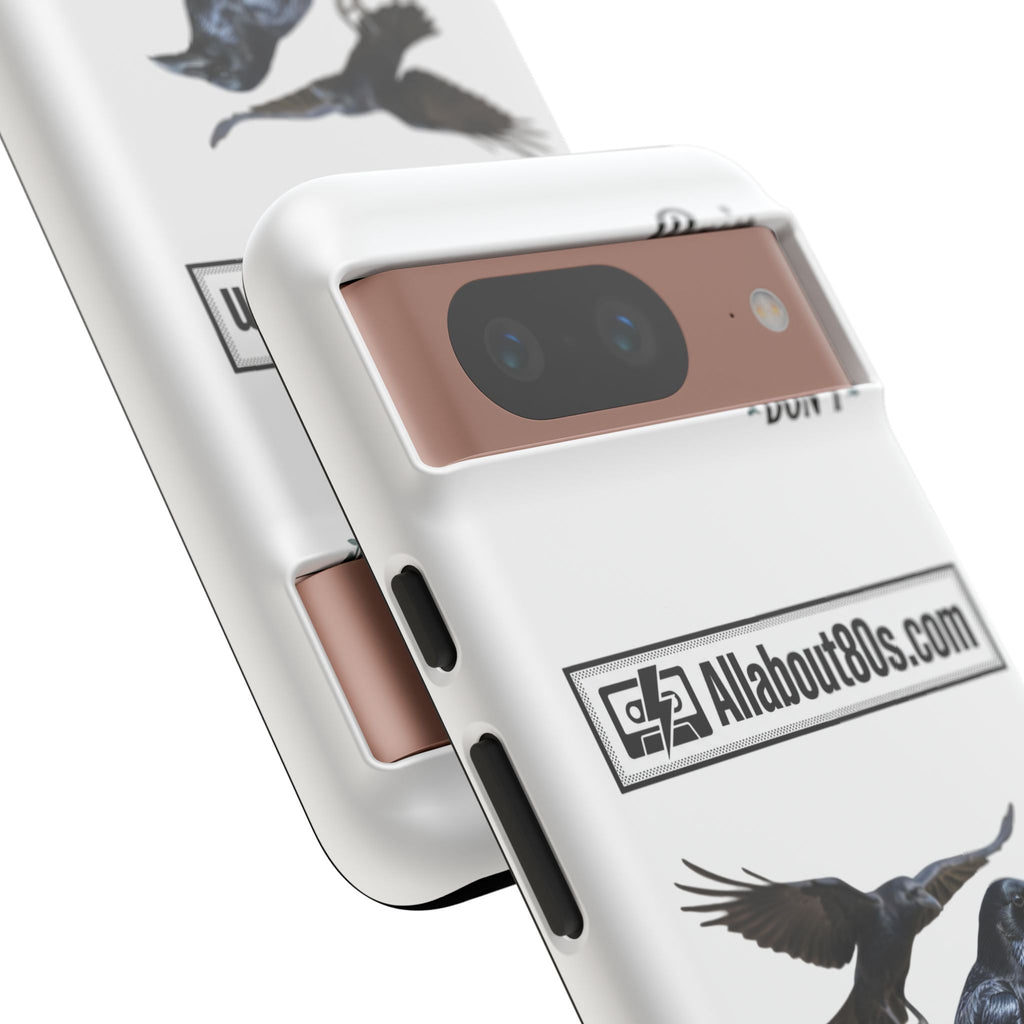Raven Flight Phone Case — Protective iPhone Case with Black Crow Design