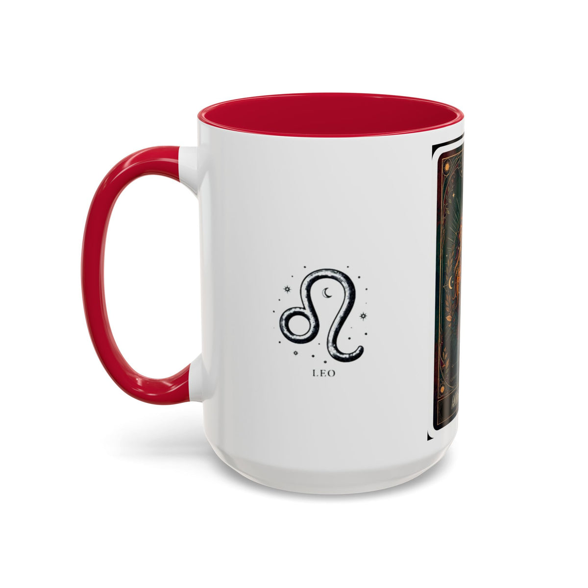 Leo Zodiac Coffee Mug — 'Leo the Lion' Astrological 11oz/15oz Ceramic Mug