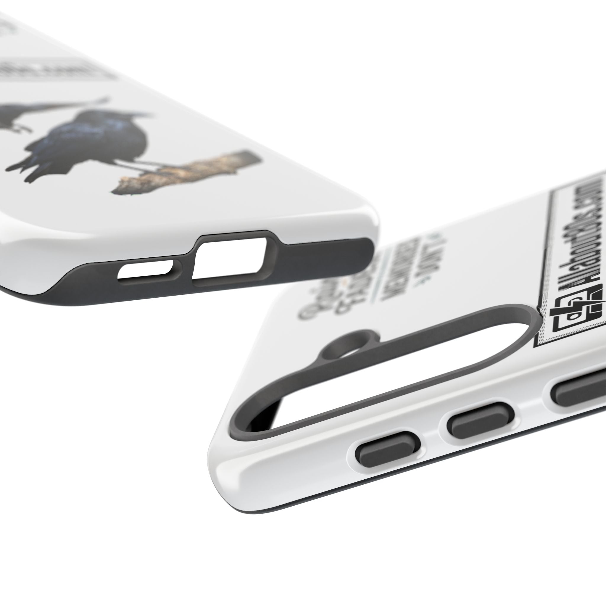 Raven Flight Phone Case — Protective iPhone Case with Black Crow Design