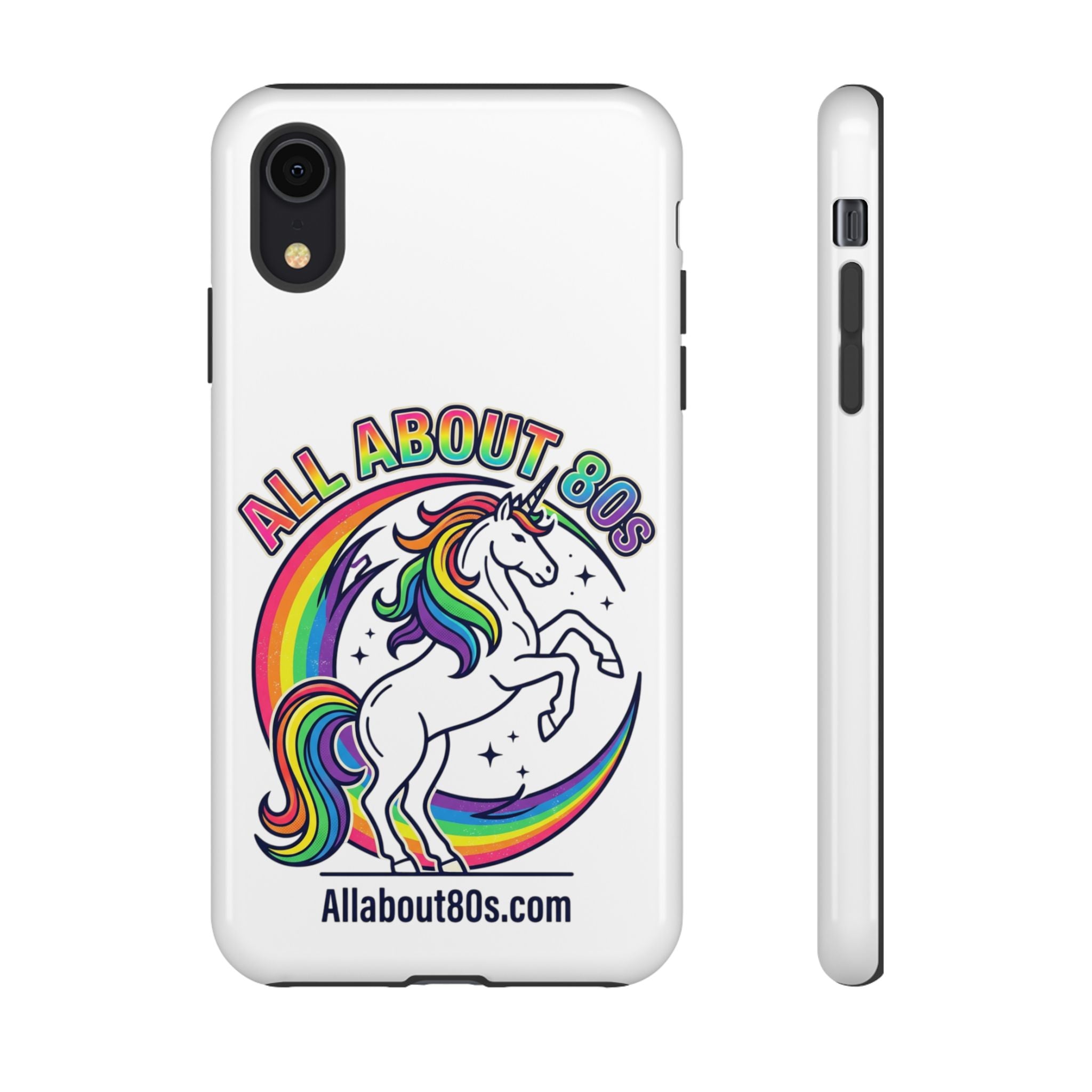 All About 80s Rainbow Unicorn Phone Case