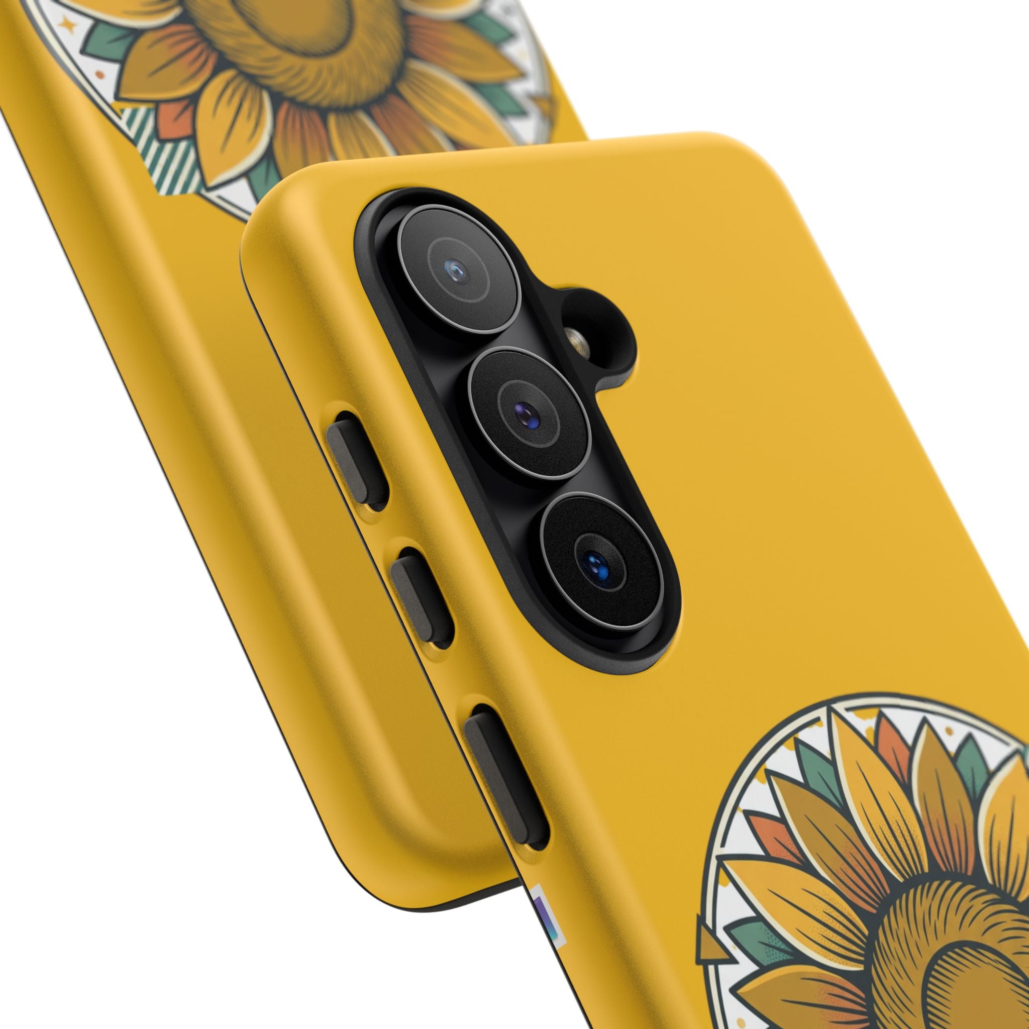 Sunflower Logo Phone Case — AllAbout80s.com Yellow Protective Cover