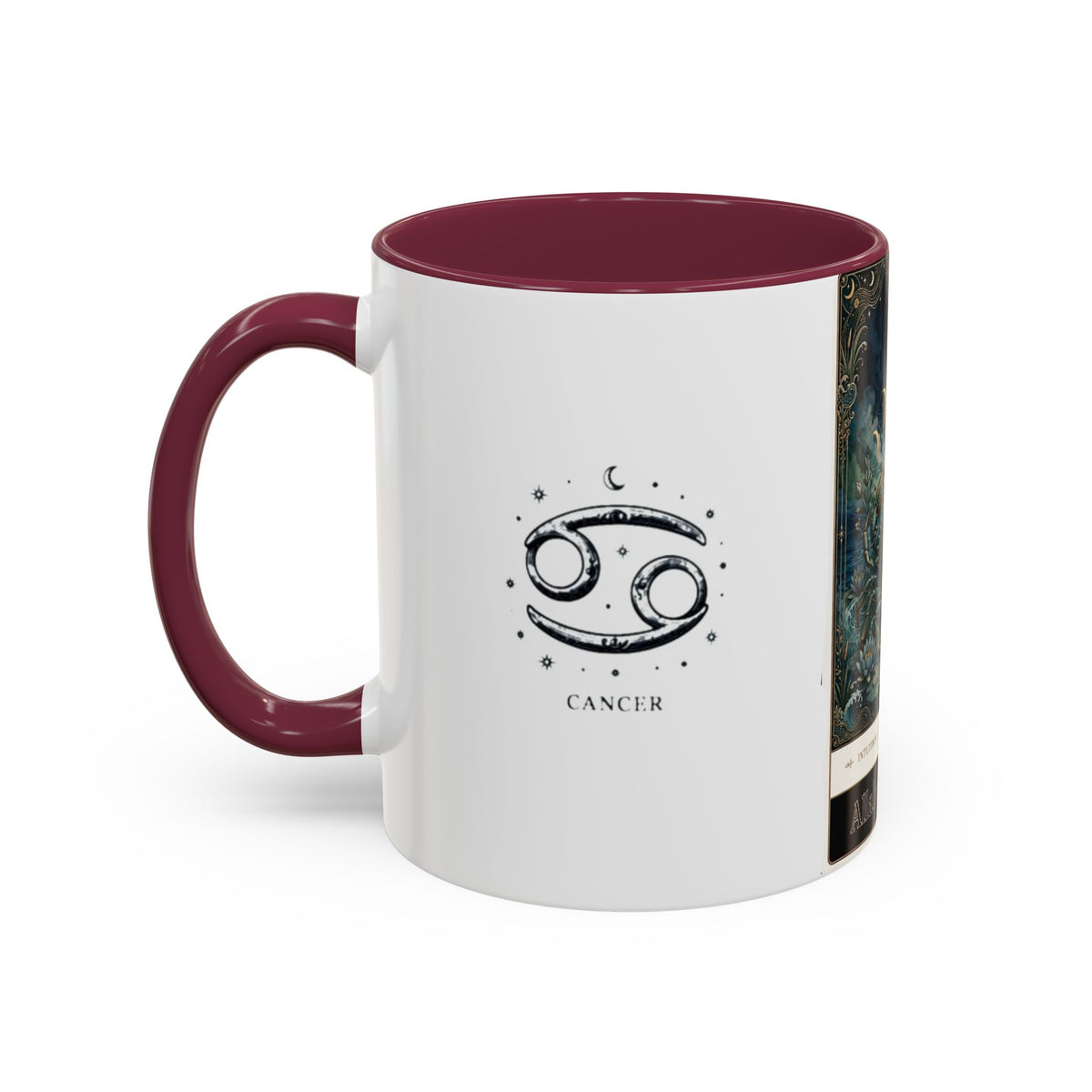 Cancer Zodiac Mug — Minimal Astrological Coffee Cup (11oz/15oz)