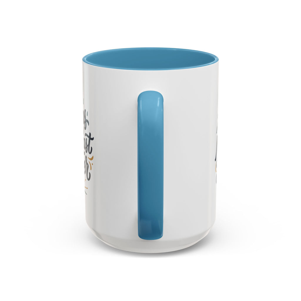 Accent Coffee Mug — 'Storms Never Last Forever' Inspirational Ceramic Coffee Cup (11/15oz)