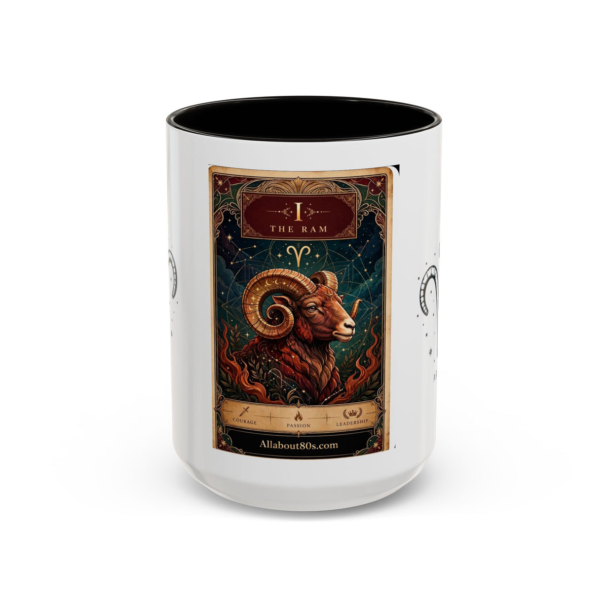 Aries Zodiac Ram Mug — Astrological Coffee Cup (11oz & 15oz)