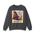Sweater — 'Sweeter Than Witches Coffee' Halloween Witch Graphic Crewneck Sweatshirt