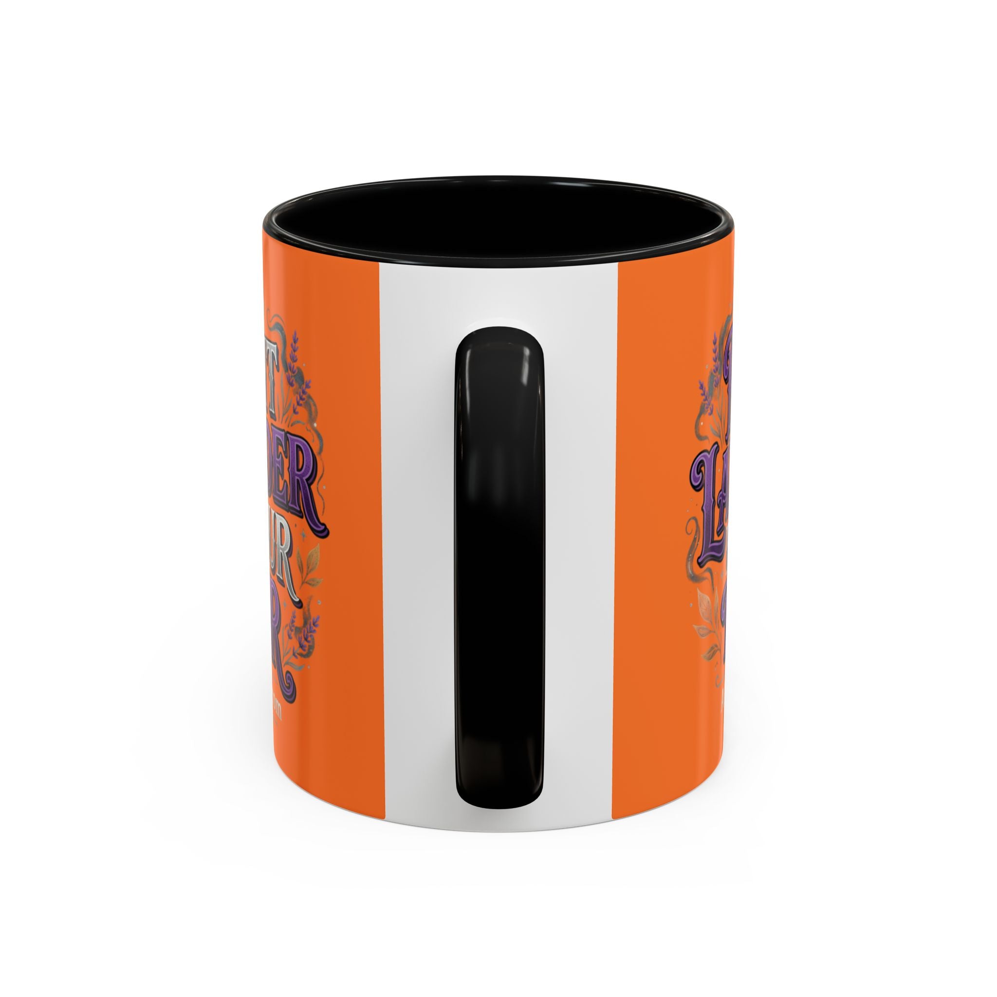 Plant Lavender By Your Door Orange Accent Coffee Mug – 11/15oz