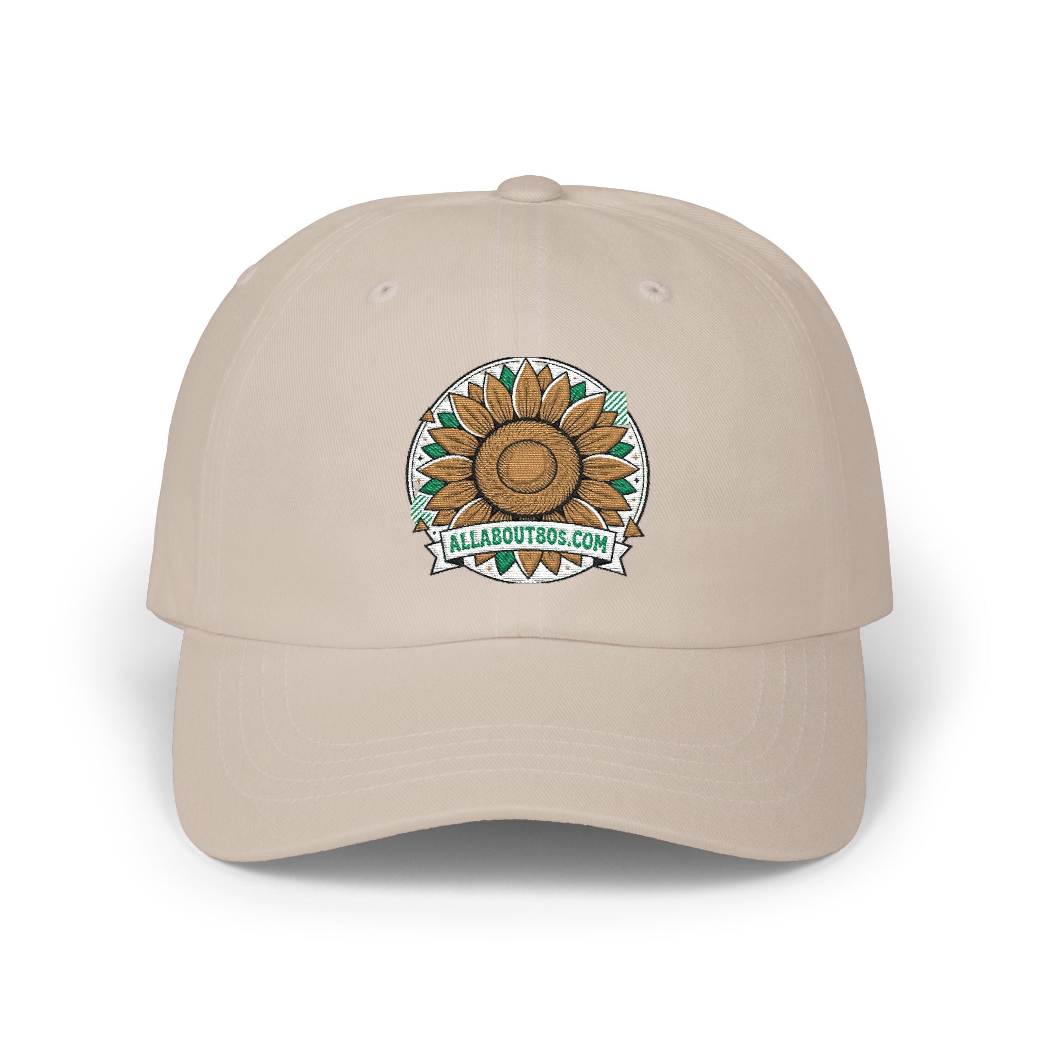 Sunflower Vintage Dad Cap — "Always Be Kind" Embroidered Baseball Hat