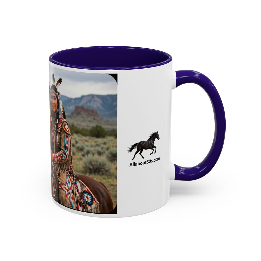 Native American Couple Photo Coffee Mug (11oz/15oz)