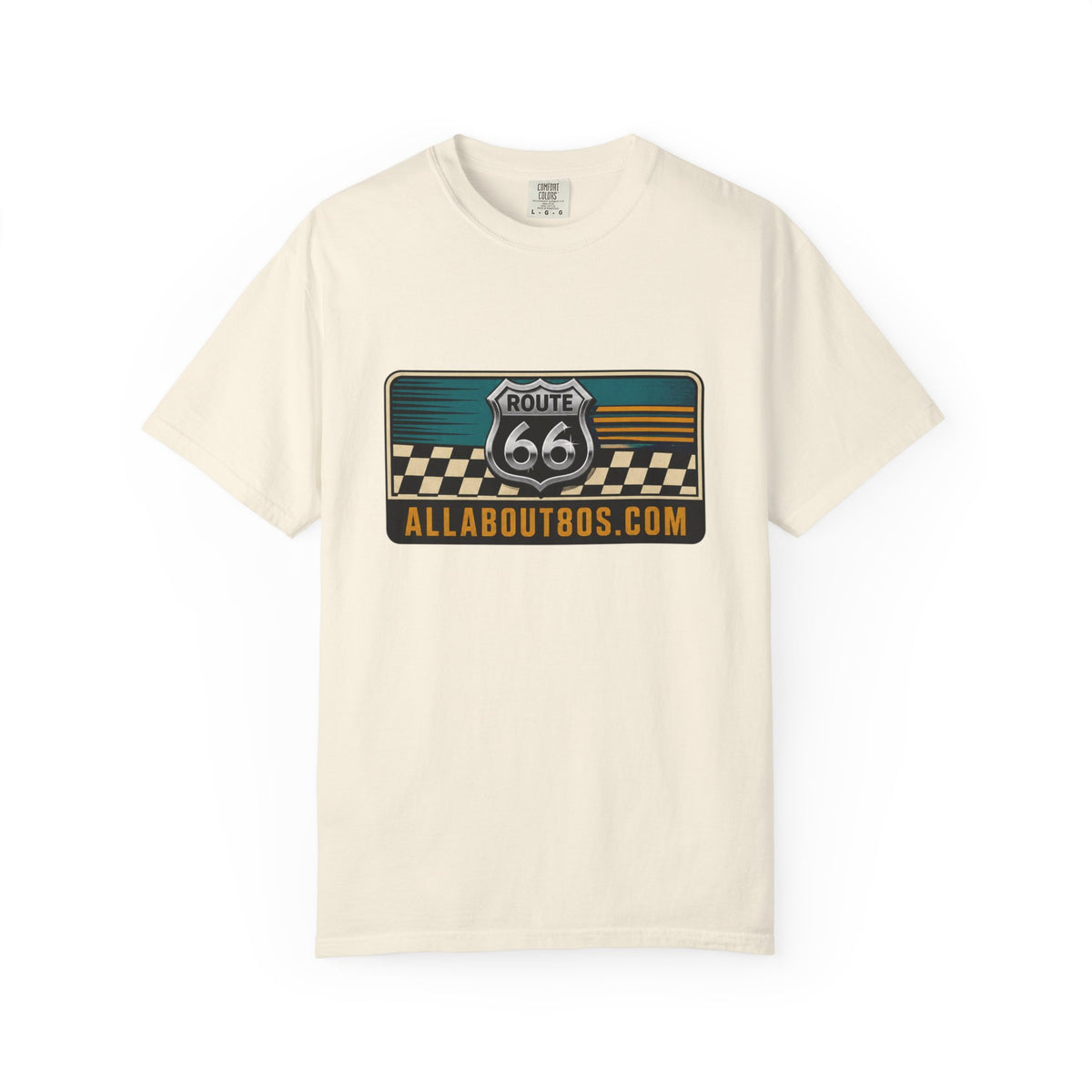 Route 66 Vintage Logo T-Shirt — AllAbout80s.com Graphic Tee