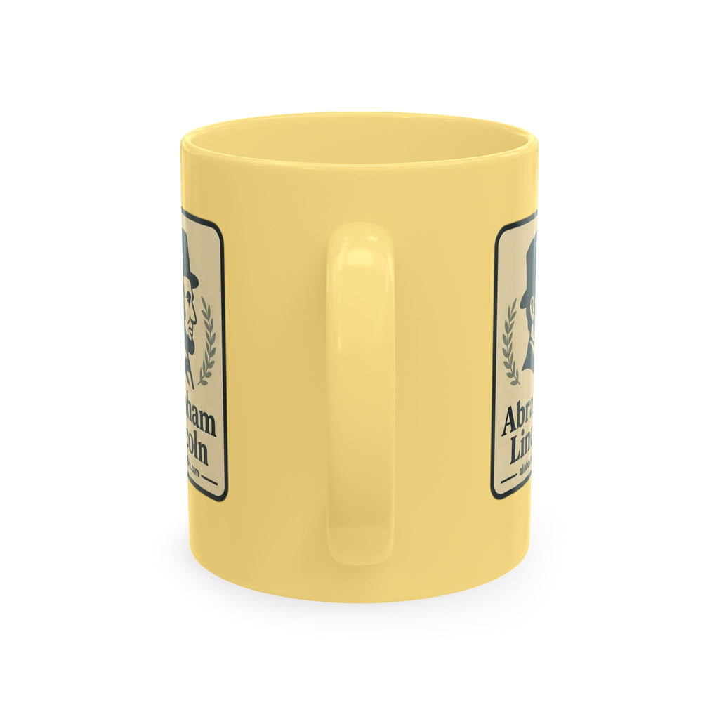 Abraham Lincoln Ceramic Mug – Vintage Portrait Political History Coffee Cup