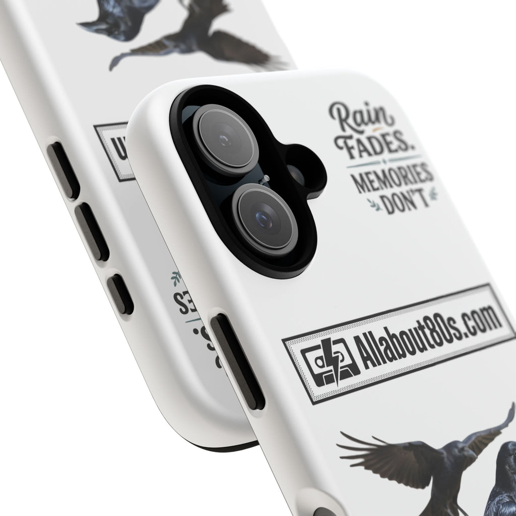 Raven Flight Phone Case — Protective iPhone Case with Black Crow Design