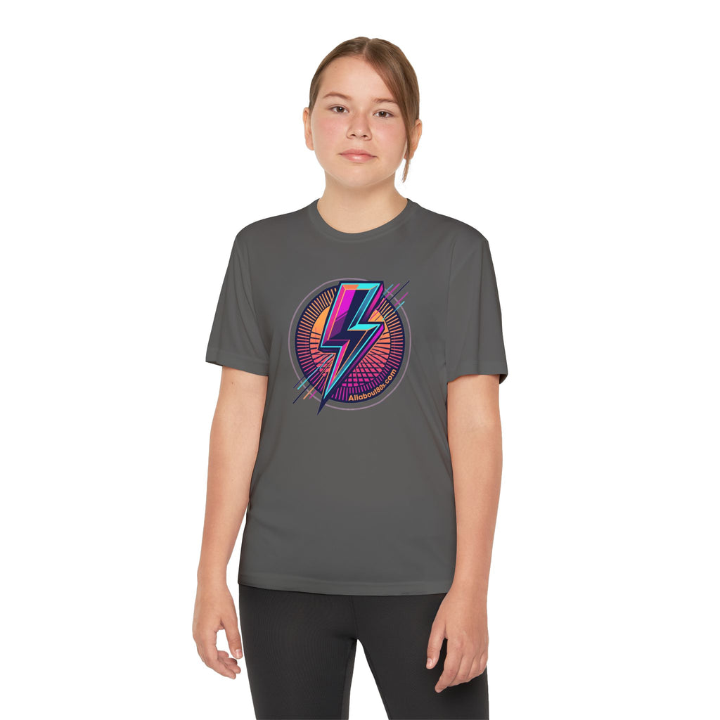 Youth Lightning Bolt Tee – Retro 80s AllAbout80s.com Graphic Shirt