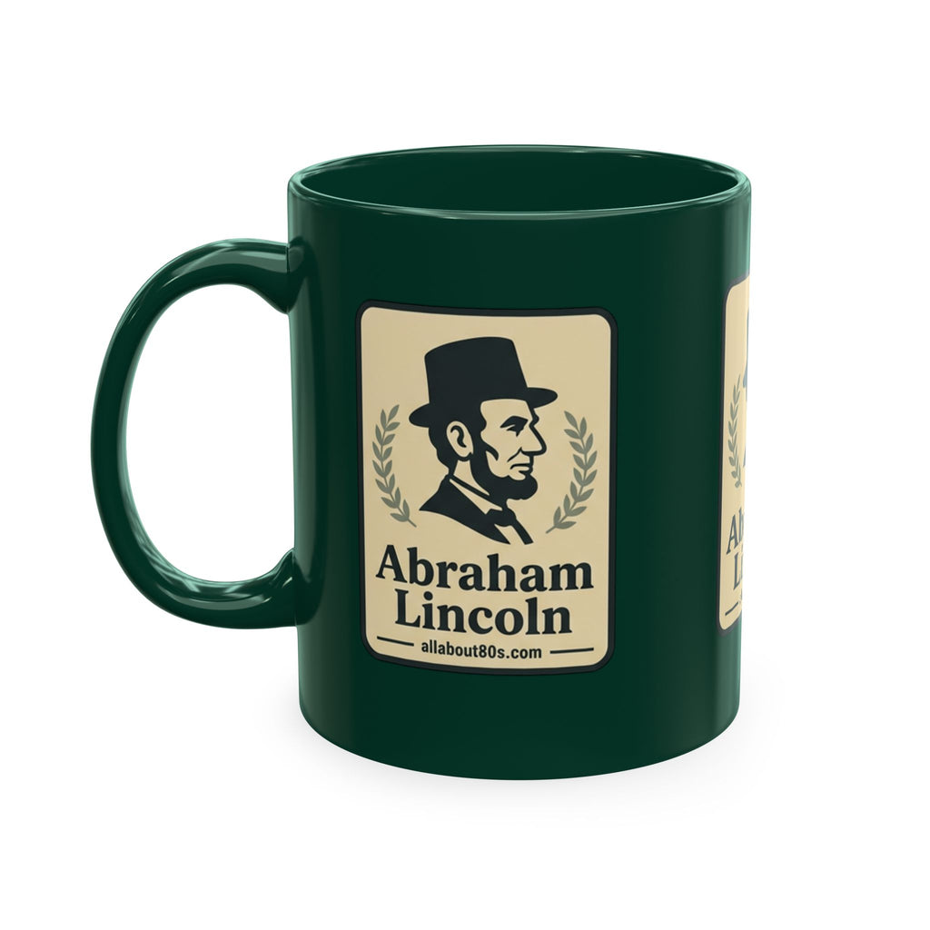 Abraham Lincoln Ceramic Mug – Vintage Portrait Political History Coffee Cup