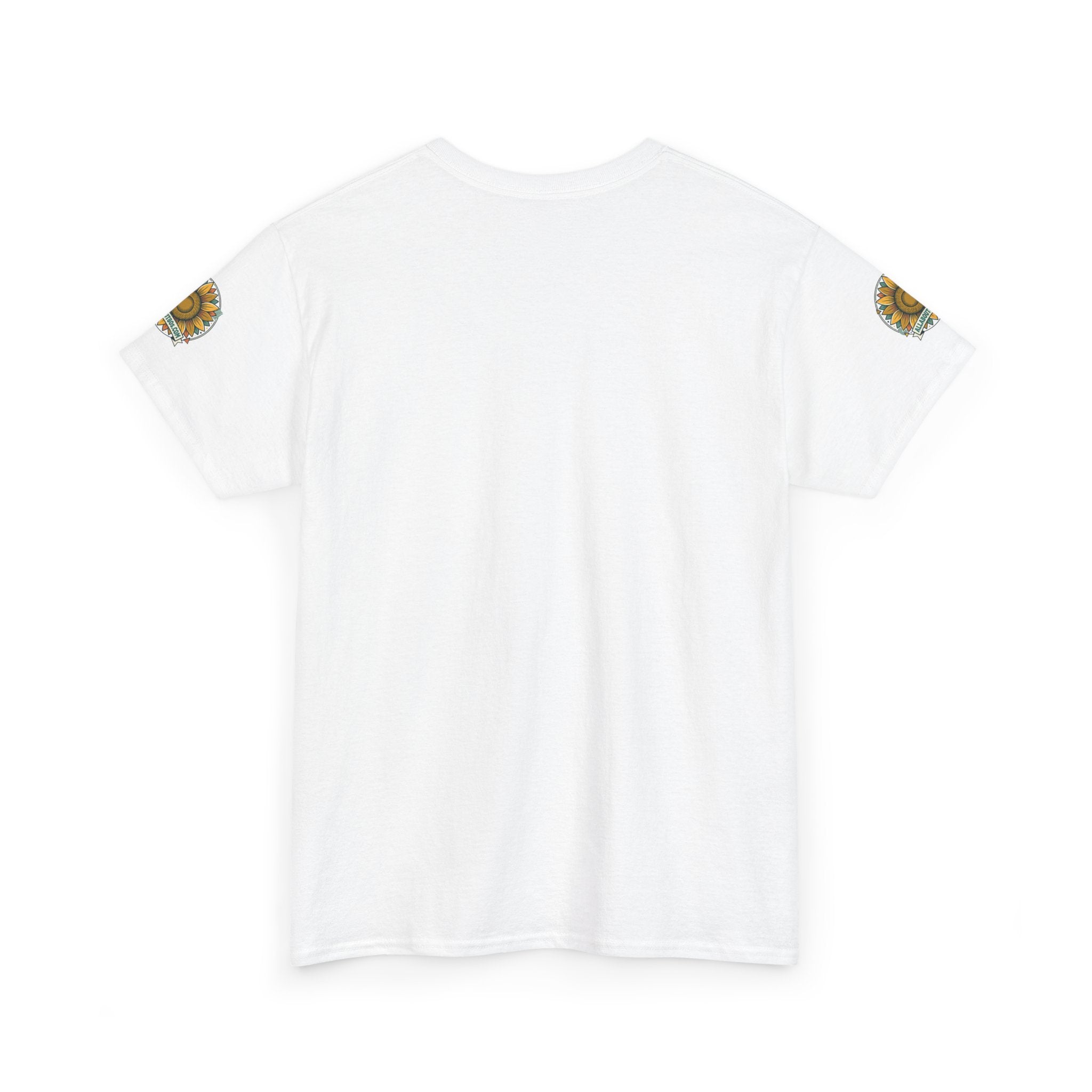 Sunflower Logo T-Shirt — AllAbout80s.com Vintage Floral Tee