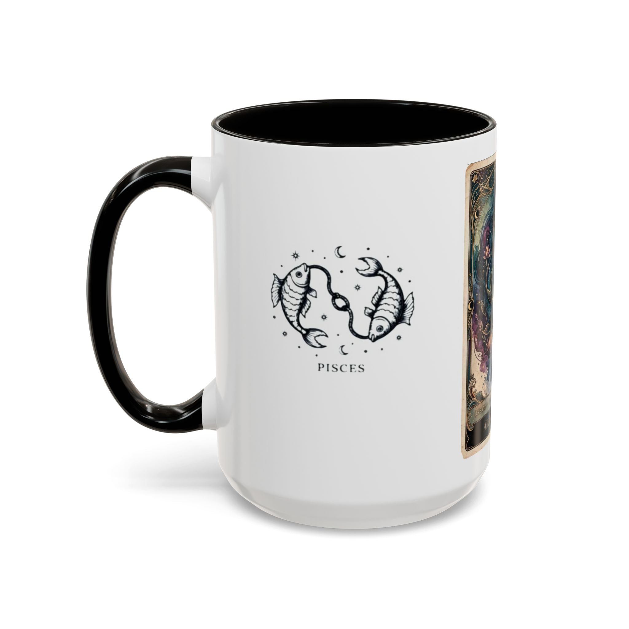 Pisces Zodiac Mug – Artistic Pisces Fish Coffee Cup (11oz & 15oz)
