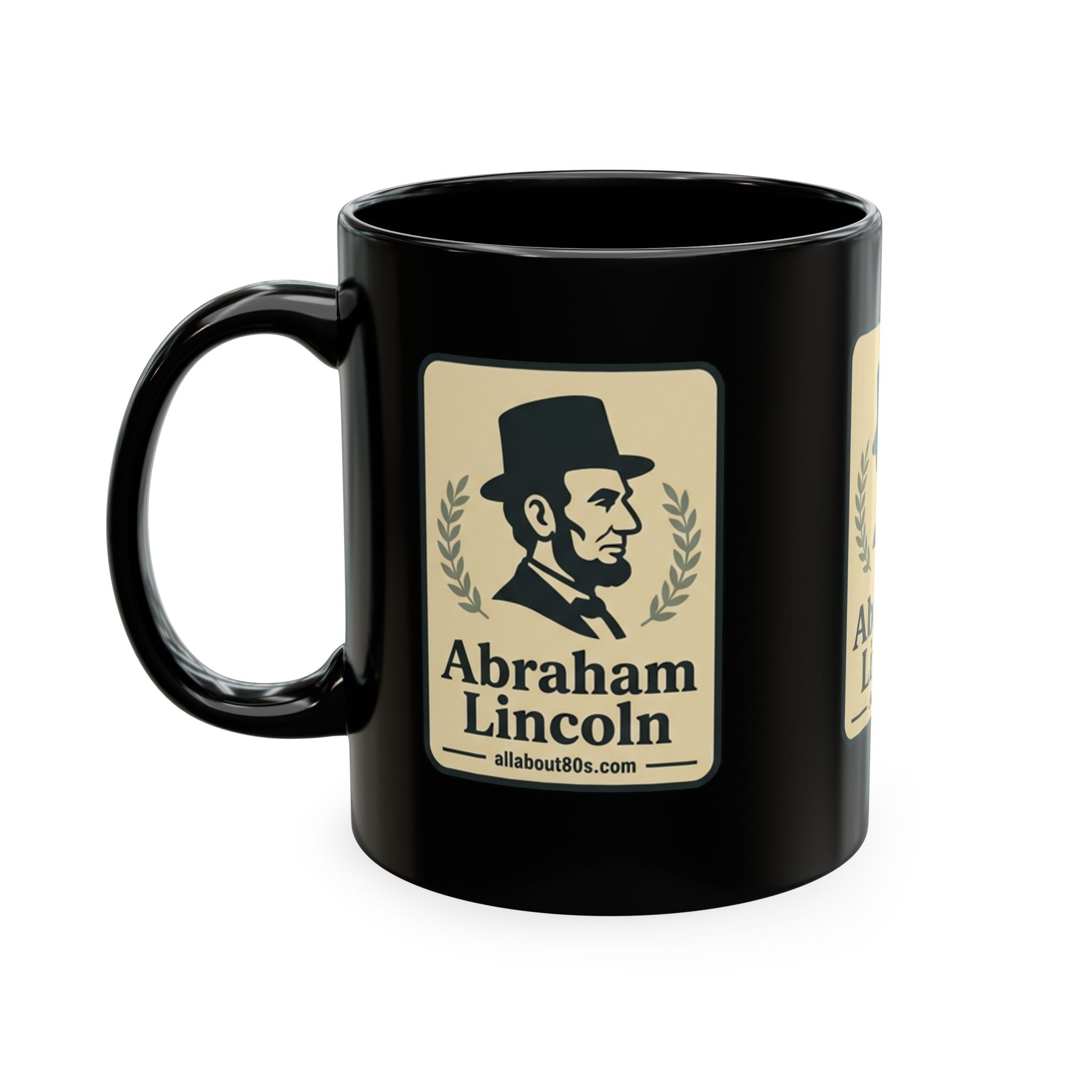 Abraham Lincoln Ceramic Mug – Vintage Portrait Political History Coffee Cup