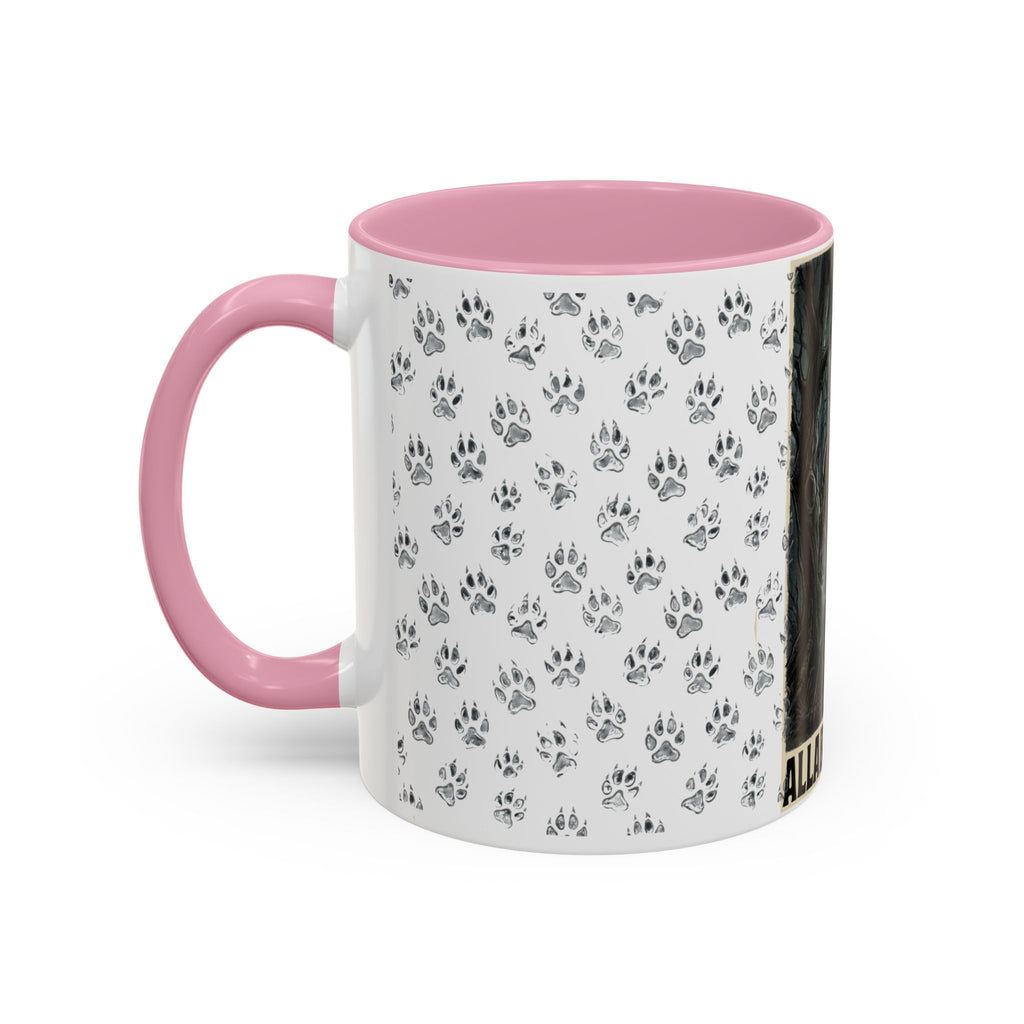 Werewolf Pawprint Mug — Gothic Moonlit Monster Coffee Cup (11oz & 15oz)