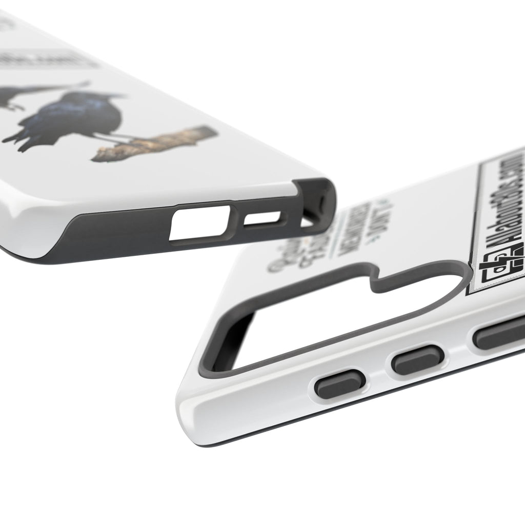 Raven Flight Phone Case — Protective iPhone Case with Black Crow Design