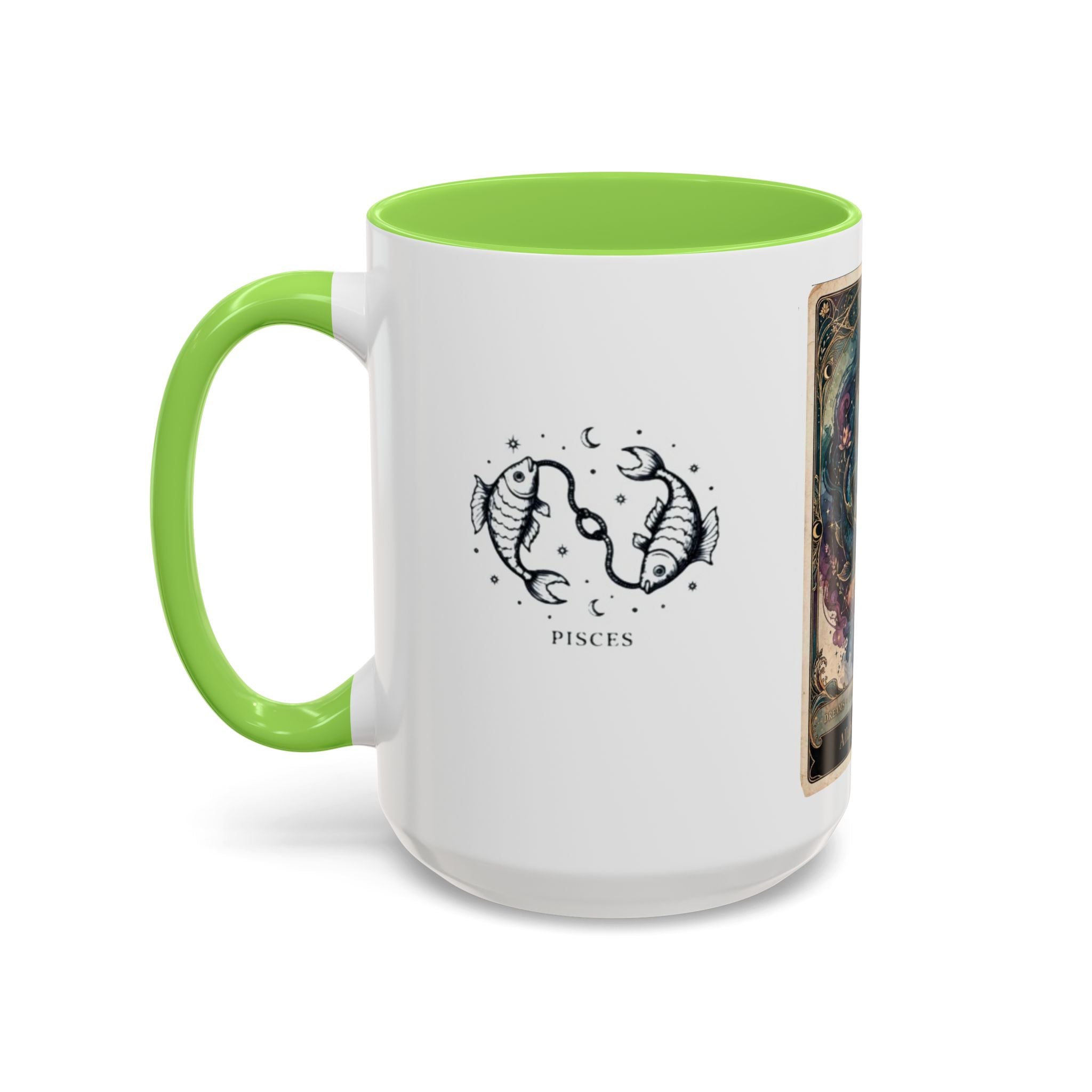 Pisces Zodiac Mug – Artistic Pisces Fish Coffee Cup (11oz & 15oz)