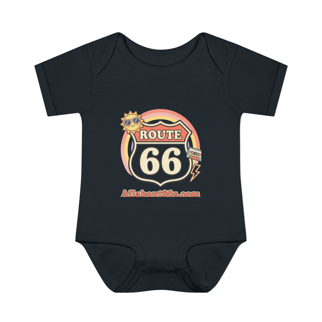 Route 66 Baby Bodysuit – Retro Travel Infant Onesie