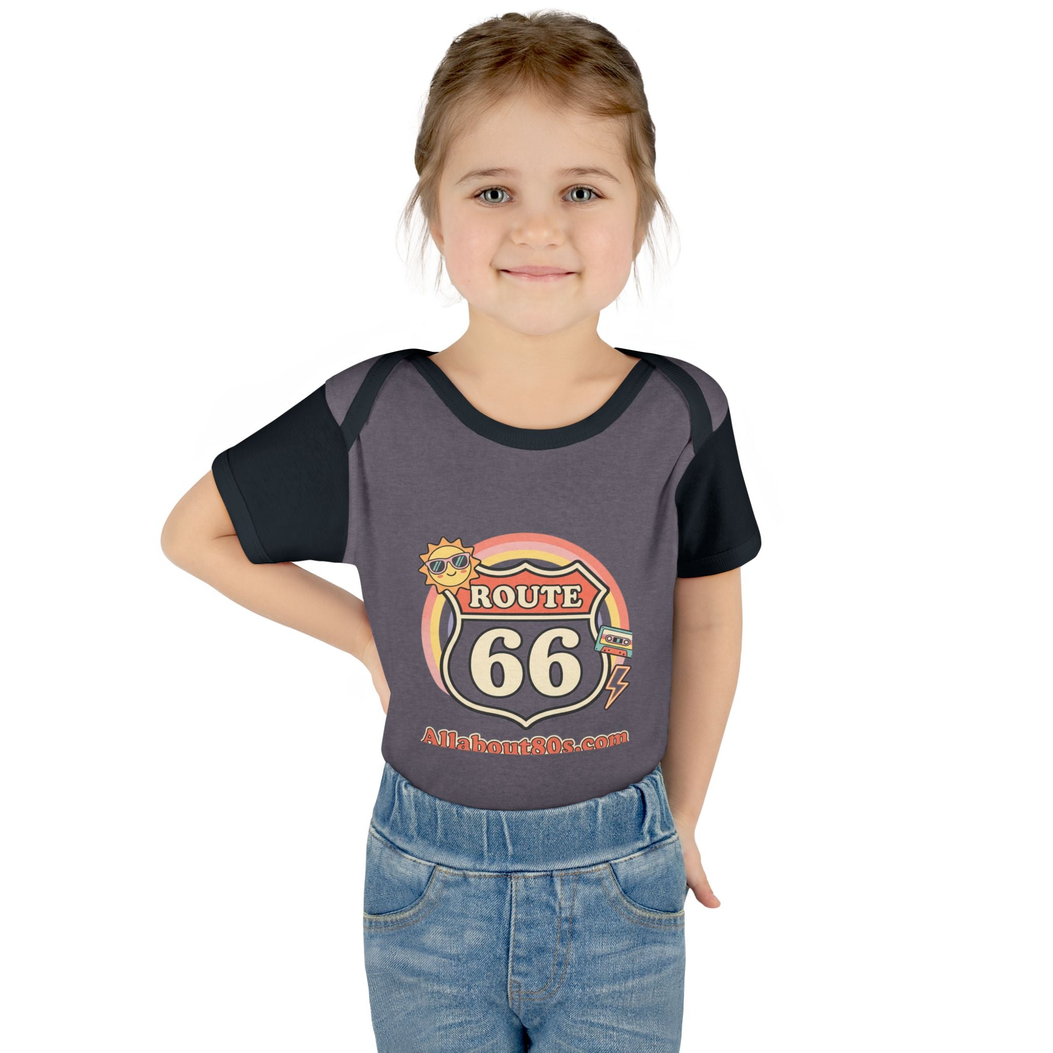 Route 66 Baby Bodysuit – Retro Travel Infant Onesie