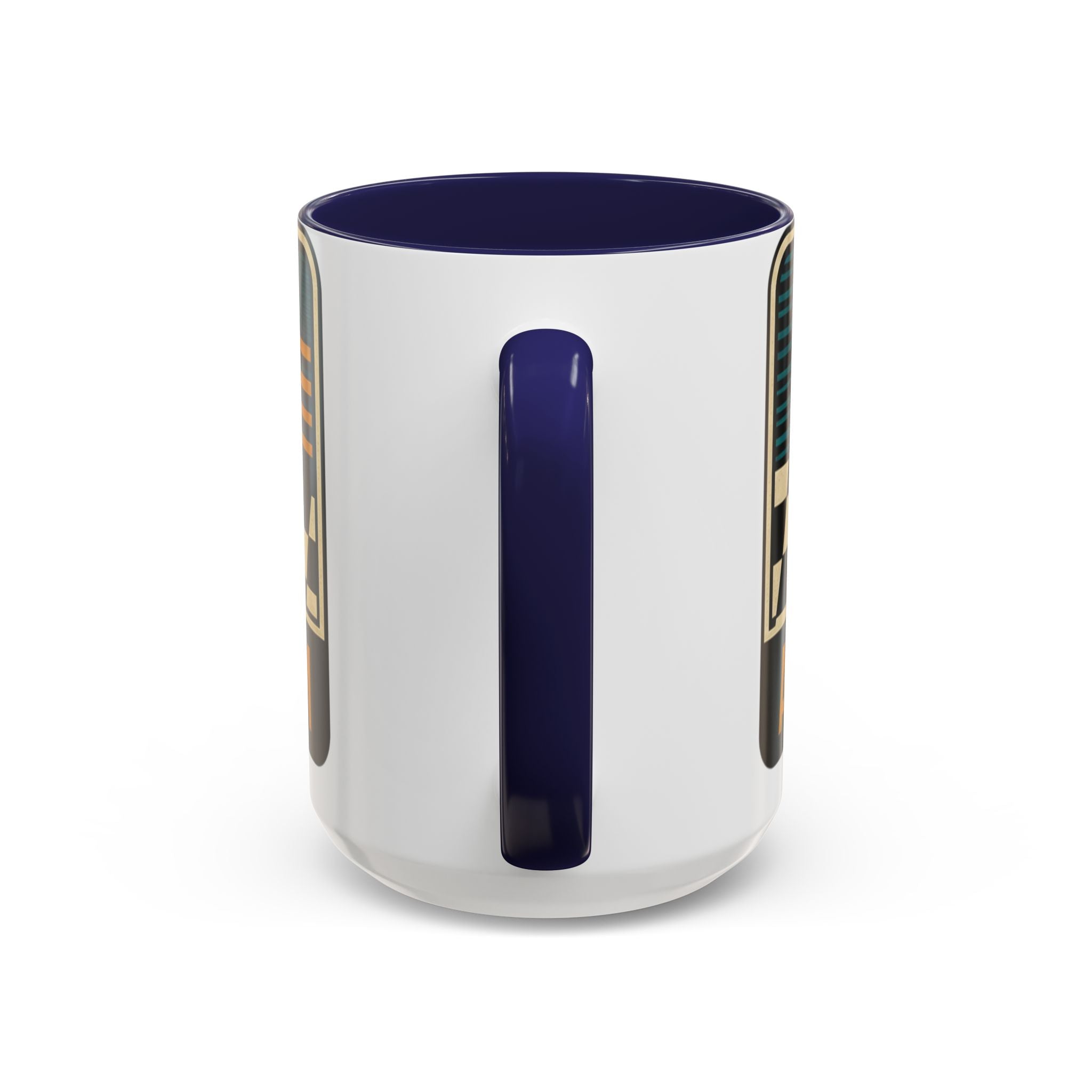 Route 66 Retro Checkerboard Coffee Mug — Vintage Road Trip 11/15oz Accent Mug