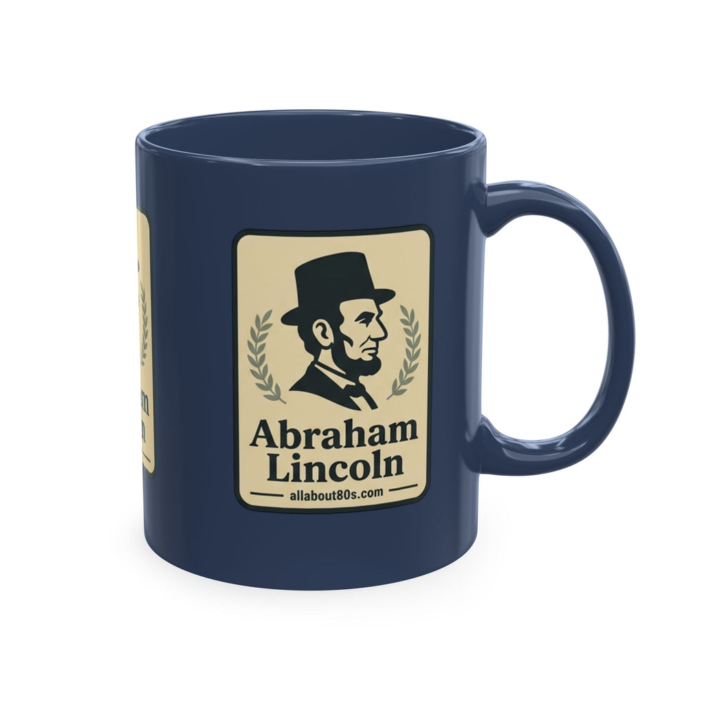 Abraham Lincoln Ceramic Mug – Vintage Portrait Political History Coffee Cup