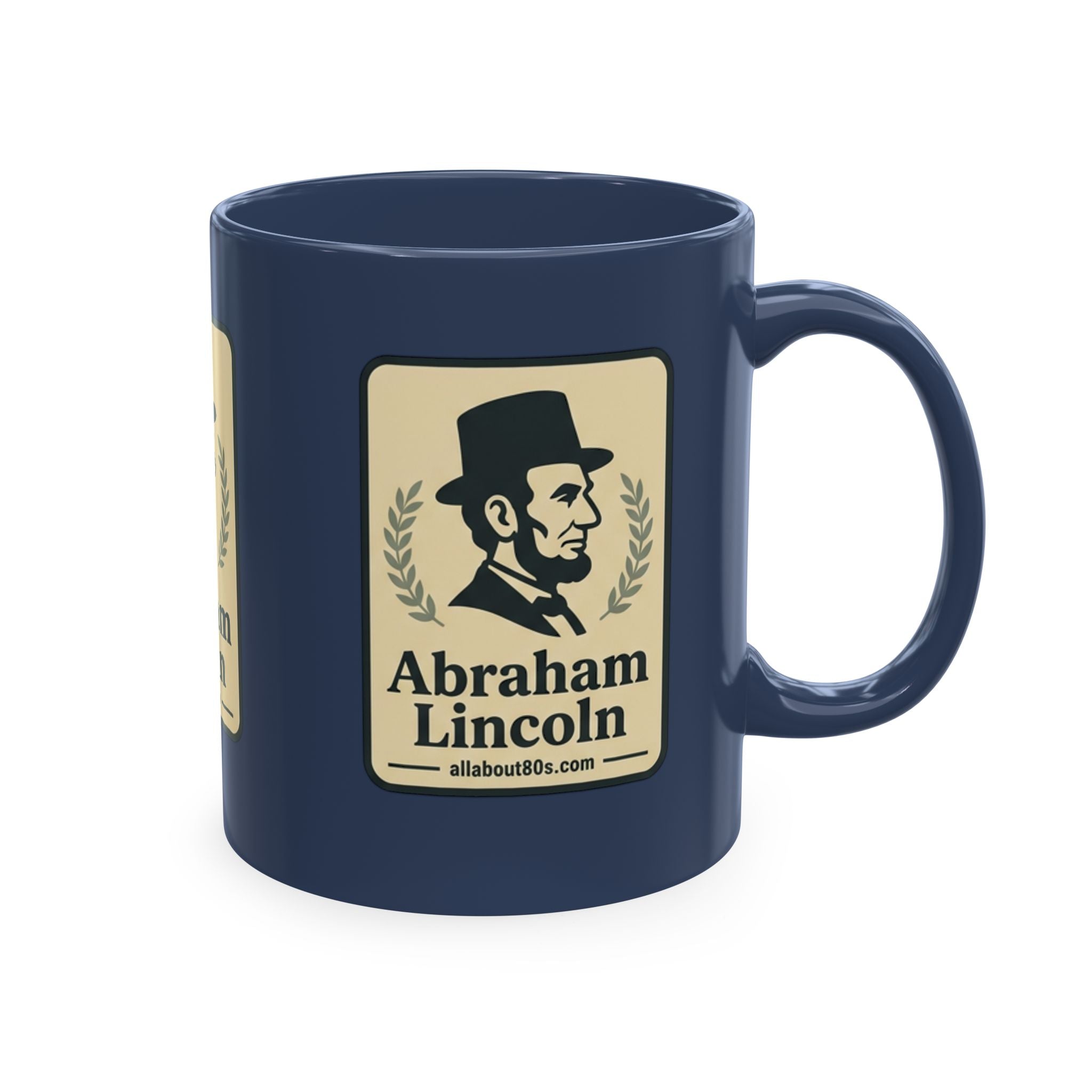 Abraham Lincoln Ceramic Mug – Vintage Portrait Political History Coffee Cup