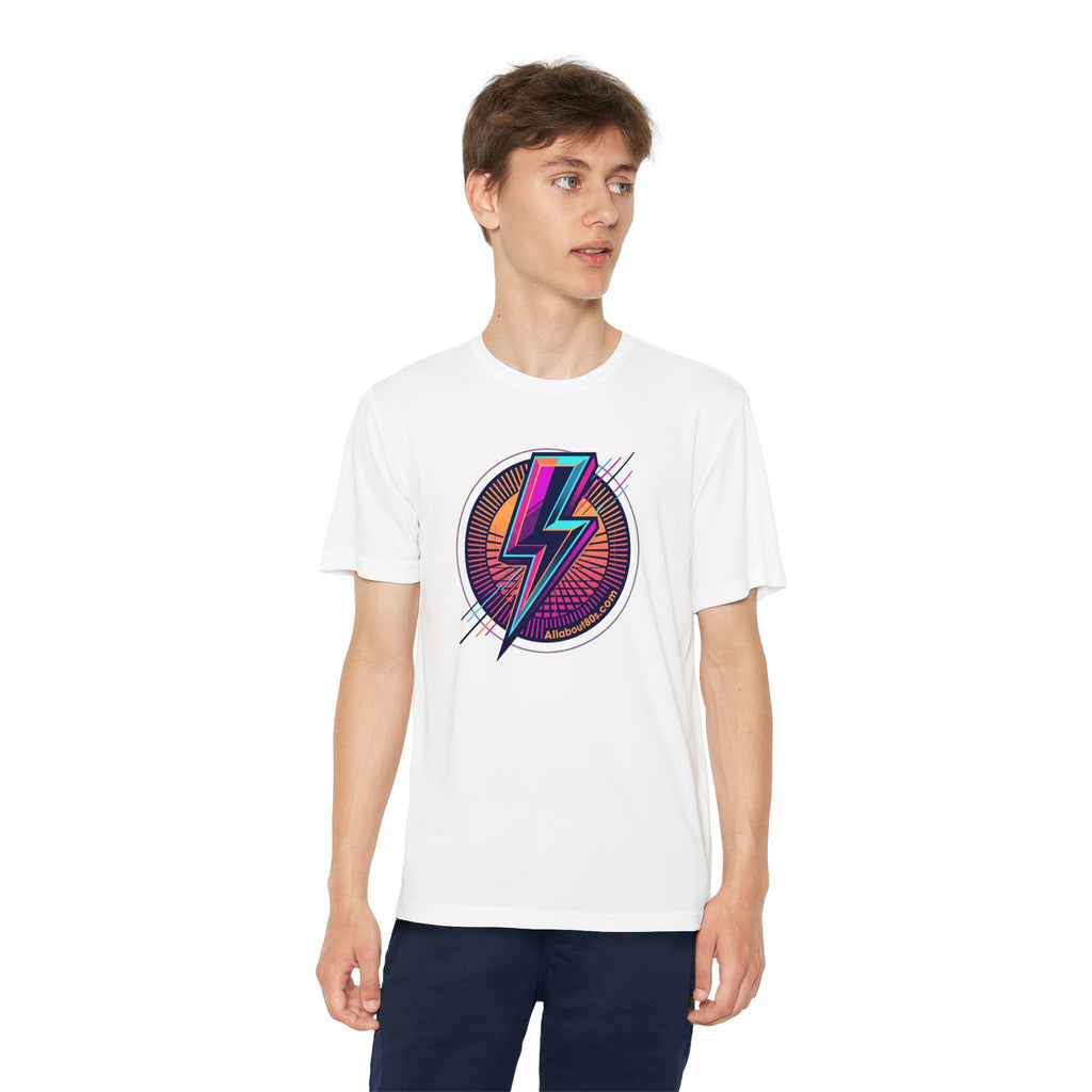 Youth Lightning Bolt Tee – Retro 80s AllAbout80s.com Graphic Shirt